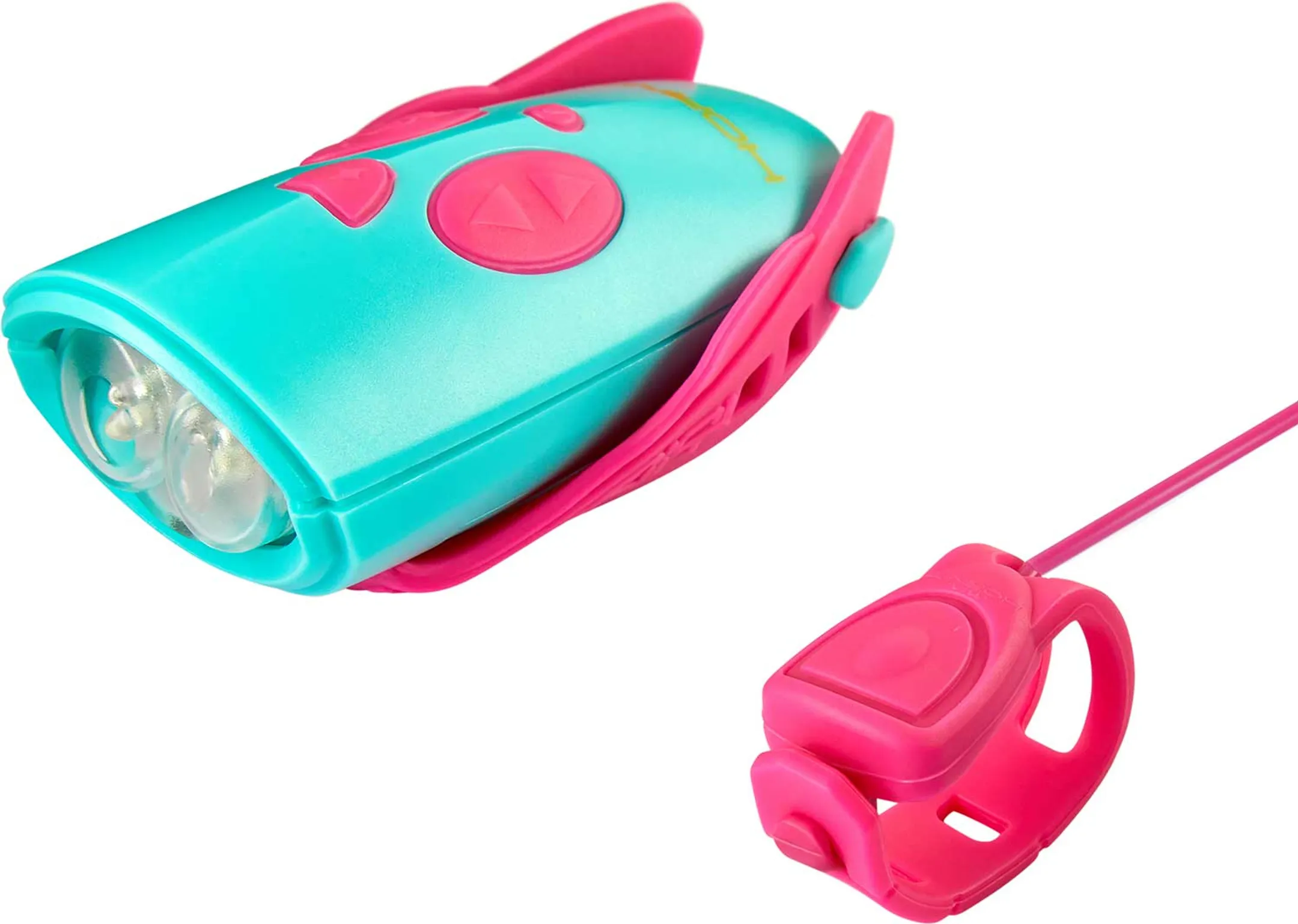 Mini cloche et lumière vélo - Turquoise