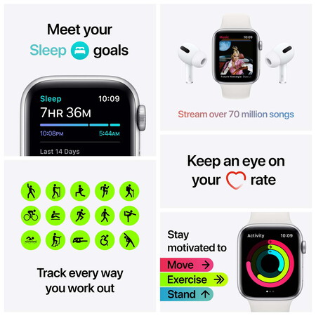 Apple Watch Series 4 Gold Aluminum Case with Pink Sand Sport Band ( - Lê  Bảo Store
