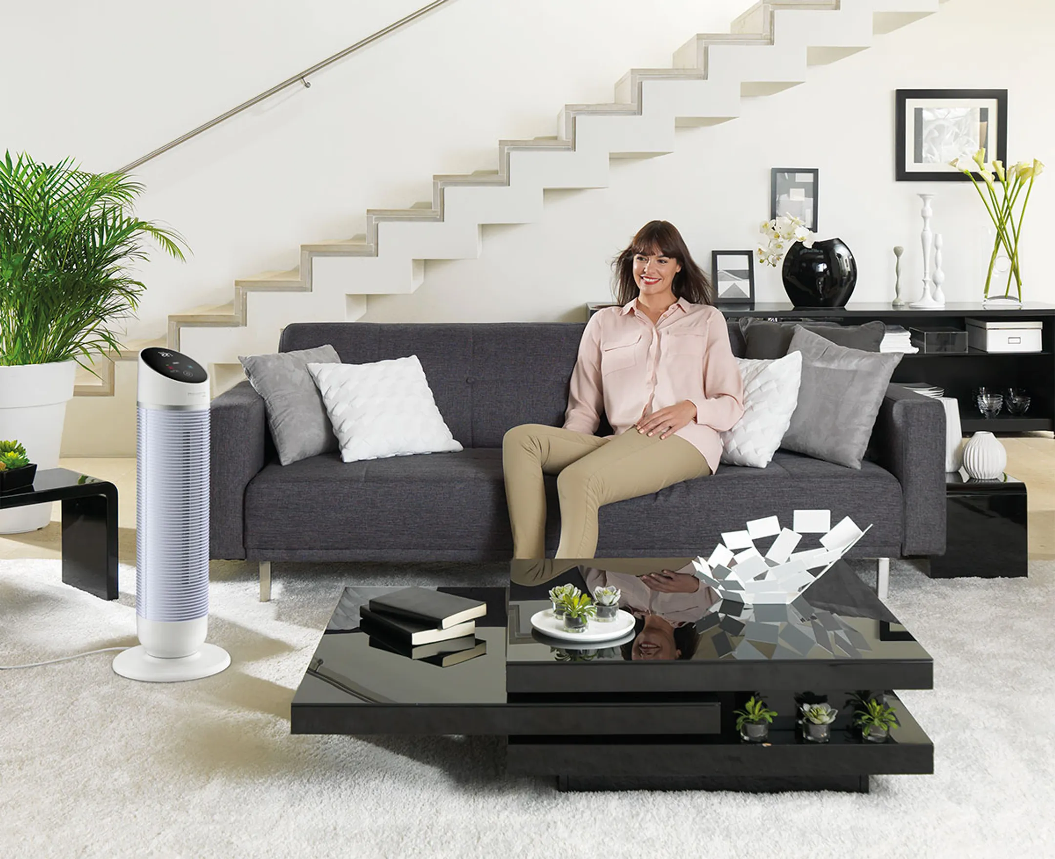 Rowenta Kolomventilator Rowenta Silent Comfort 3-in-1 HQ8120F0 image