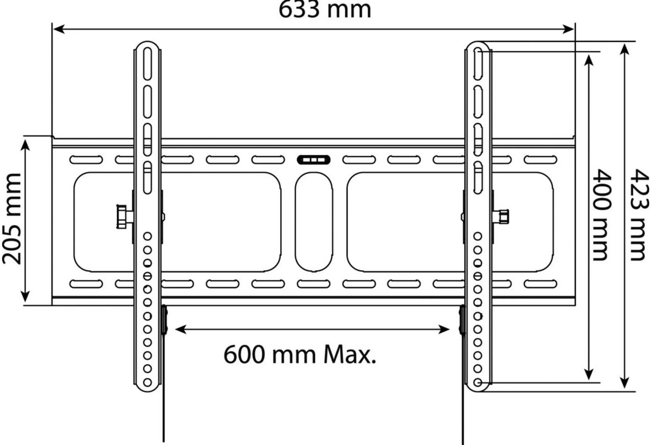 Essentiel-B Support mural TV Inclin'TV 32-75 pouces image