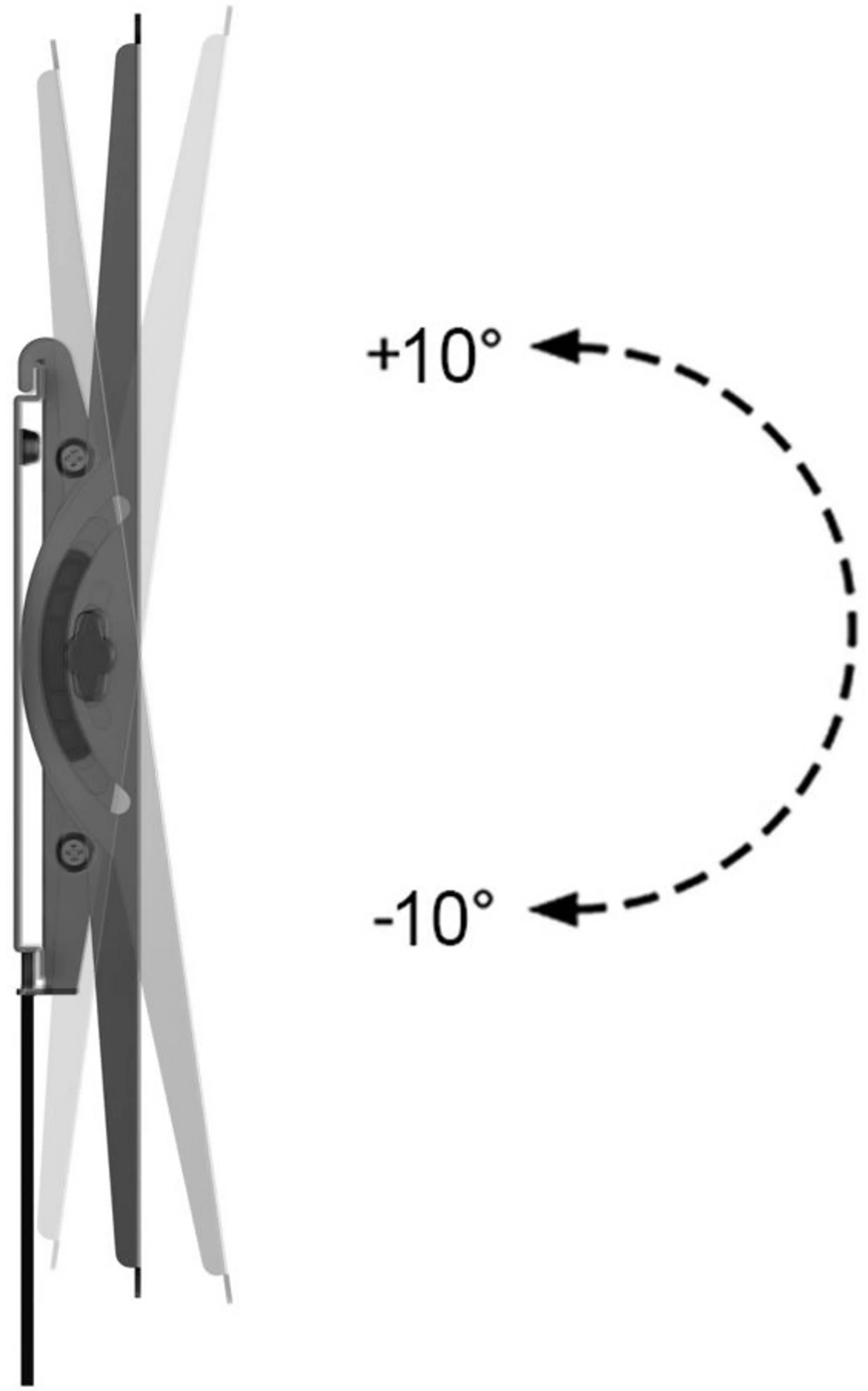 Essentiel-B Support mural TV Inclin'TV 32-75 pouces image