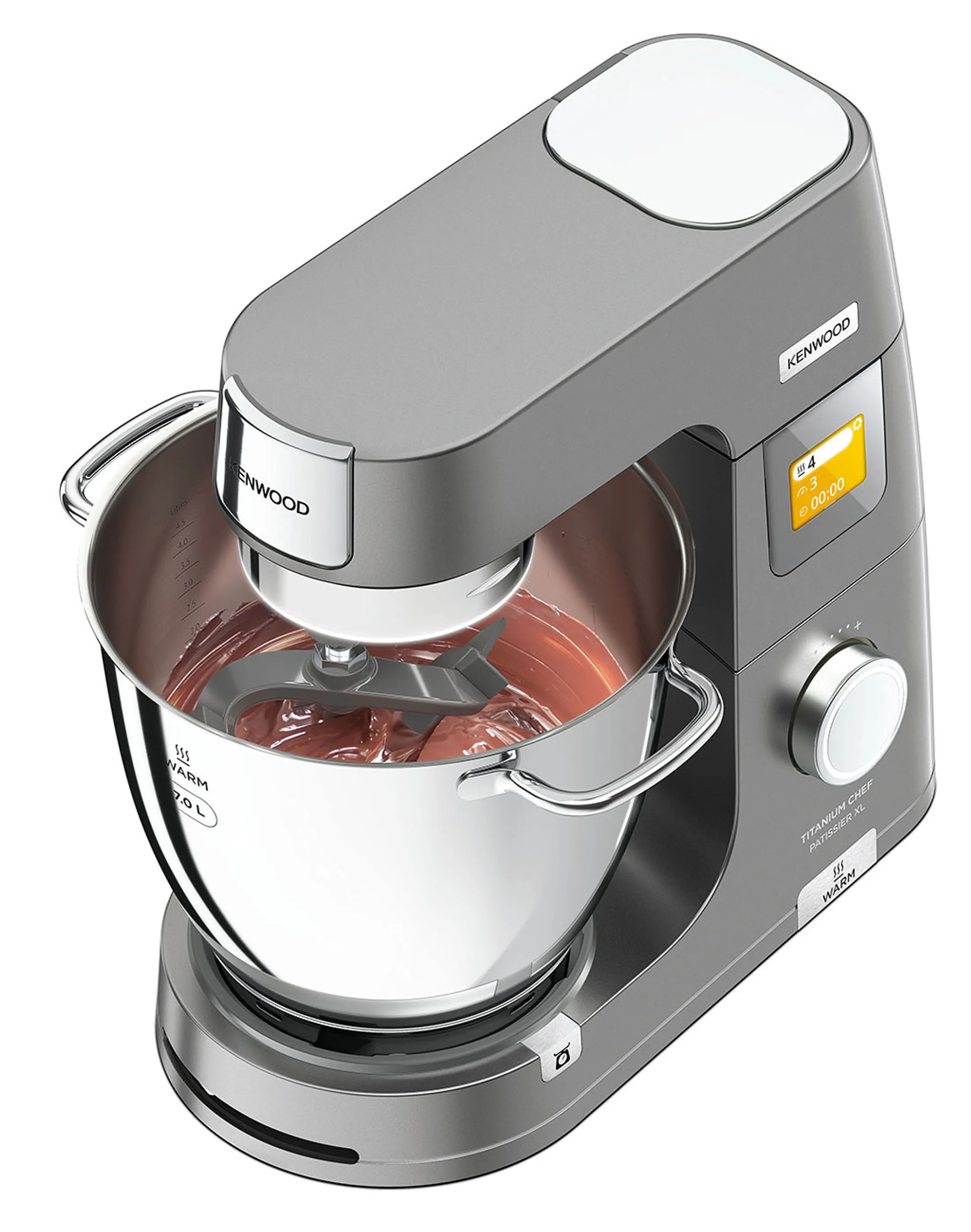 Kenwood Keukenrobot Titanium Chef Patissier XL met geïntegreerde weegschaal en warmfuntie KWL90.124SI image