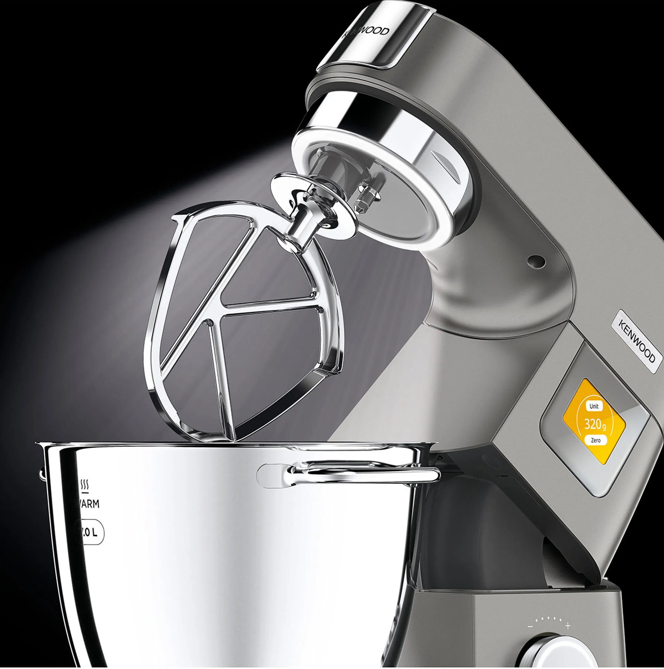 Kenwood Keukenrobot Titanium Chef Patissier XL met geïntegreerde weegschaal en warmfuntie KWL90.124SI image