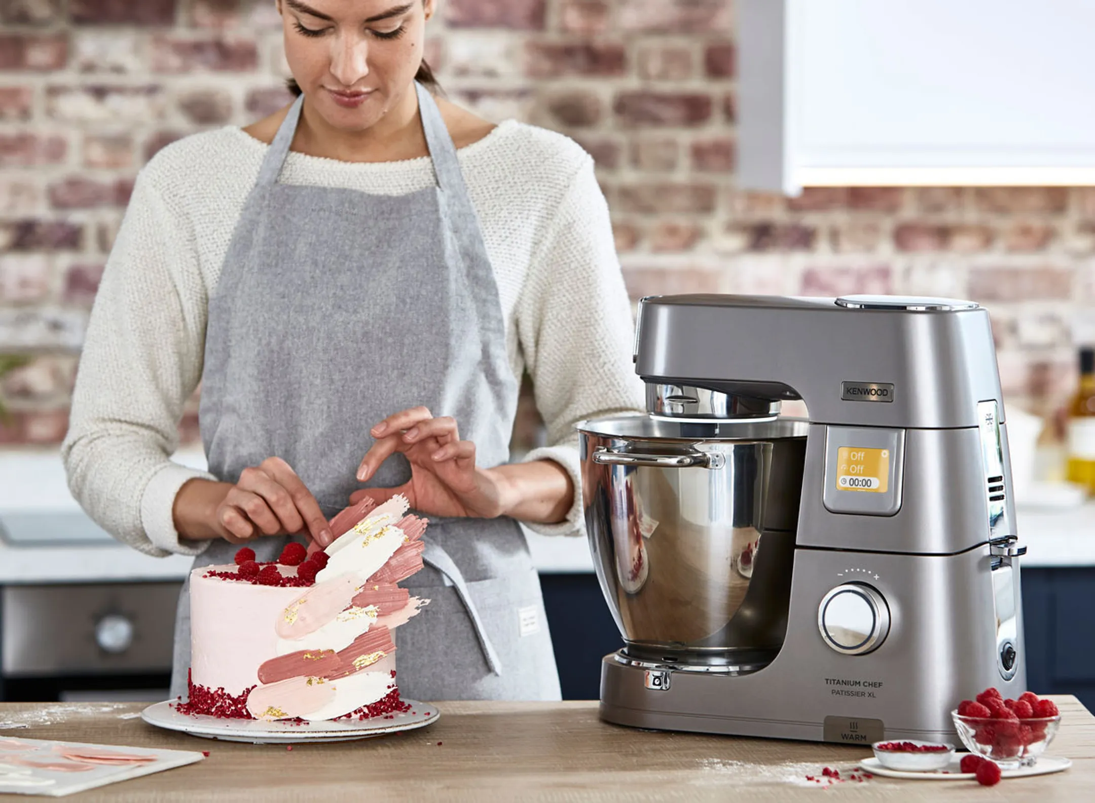 Kenwood Keukenrobot Titanium Chef Patissier XL met geïntegreerde weegschaal en warmfuntie KWL90.124SI image