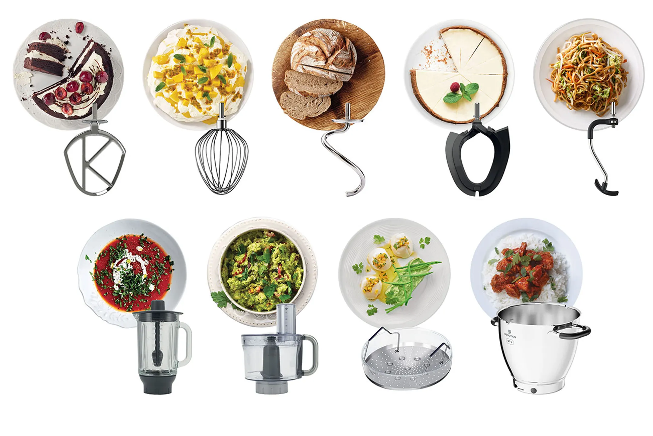 Kenwood Robot de cuisine Cooking Chef XL avec balance intégrée et fonction de cuisson KCL95.424SI image