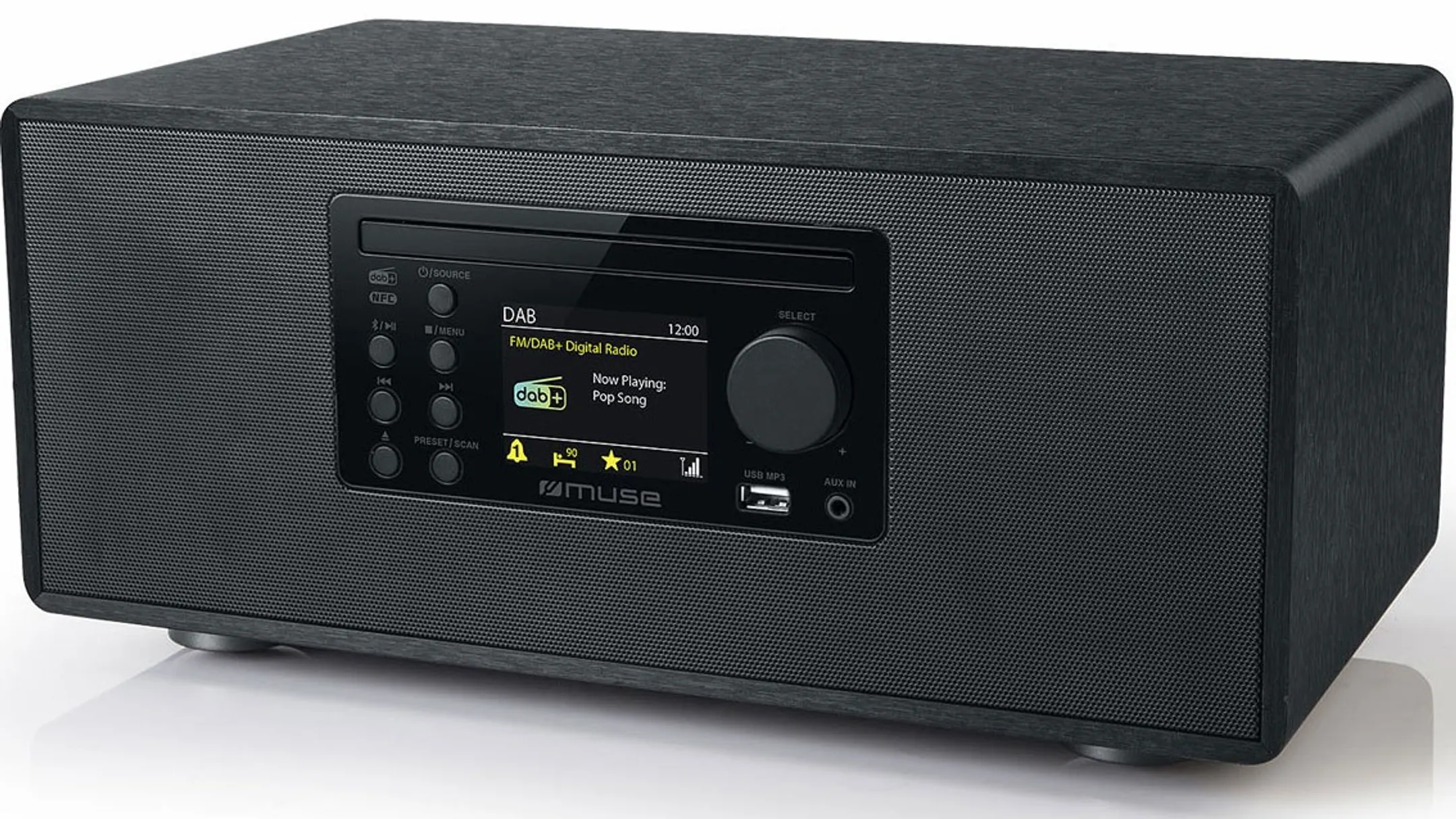 Radio DAB+ avec lecteur CD - M-695 DBT - Noir