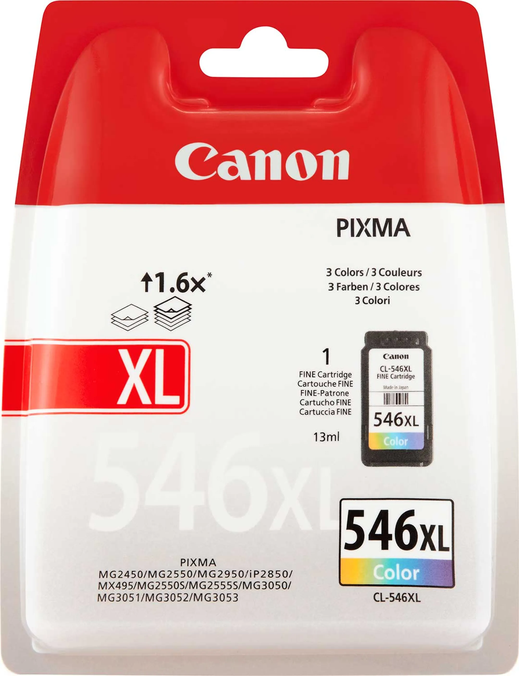 CL-546XL 3-kleuren inktpatroon