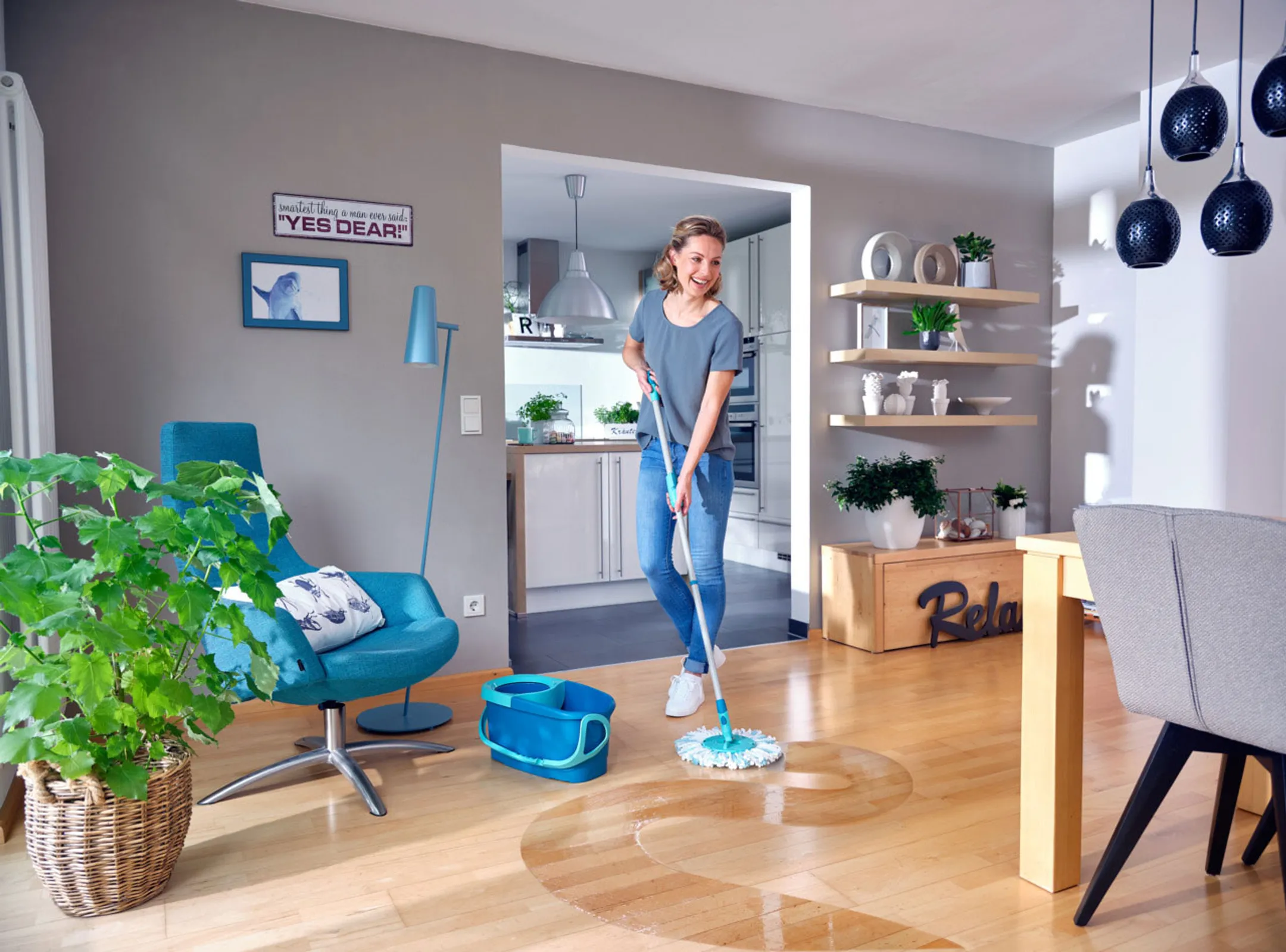 Leifheit Dweilsysteem Set Clean Twist Disc Mop  image