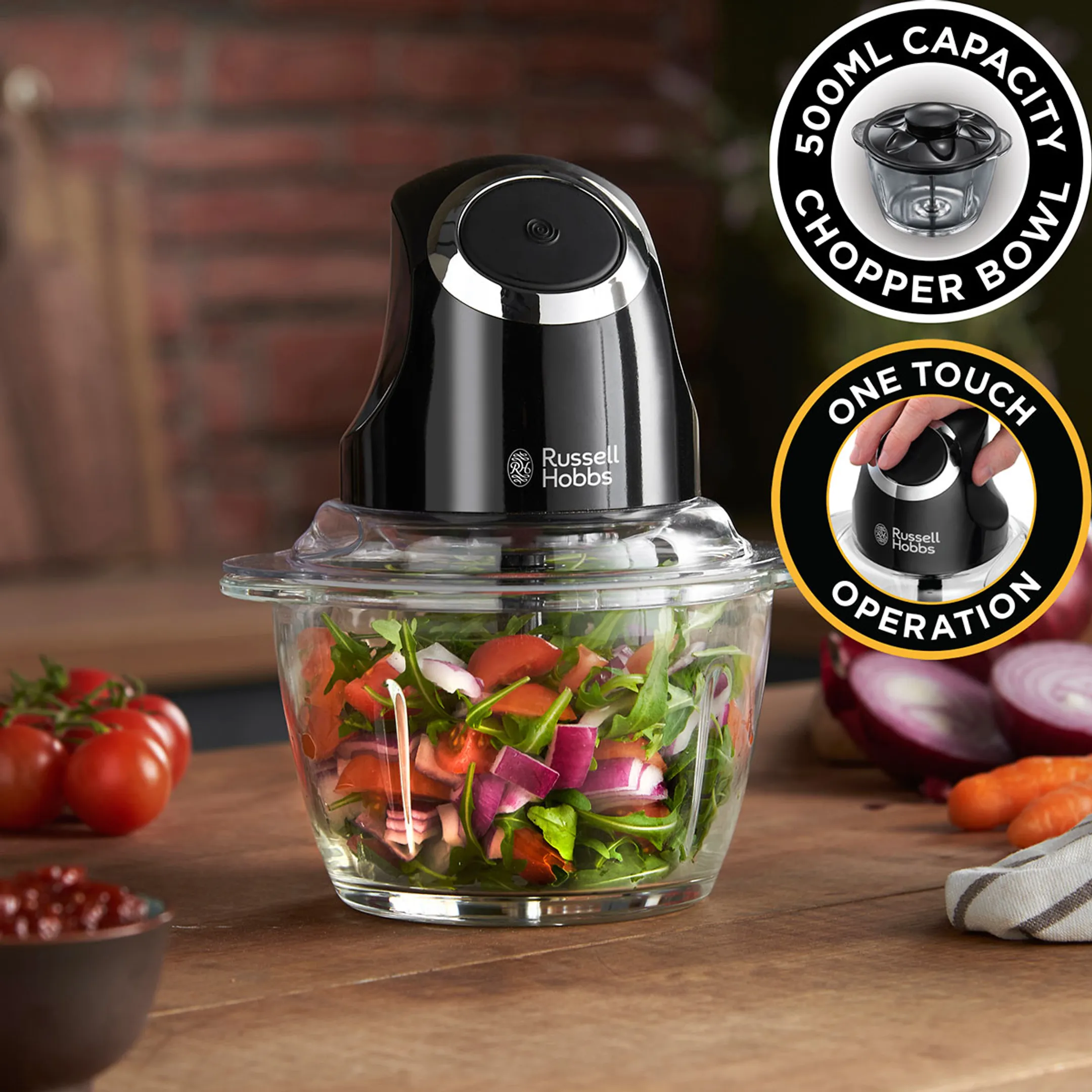 Russell Hobbs Hachoir Desire Matte Black 24662-56 image