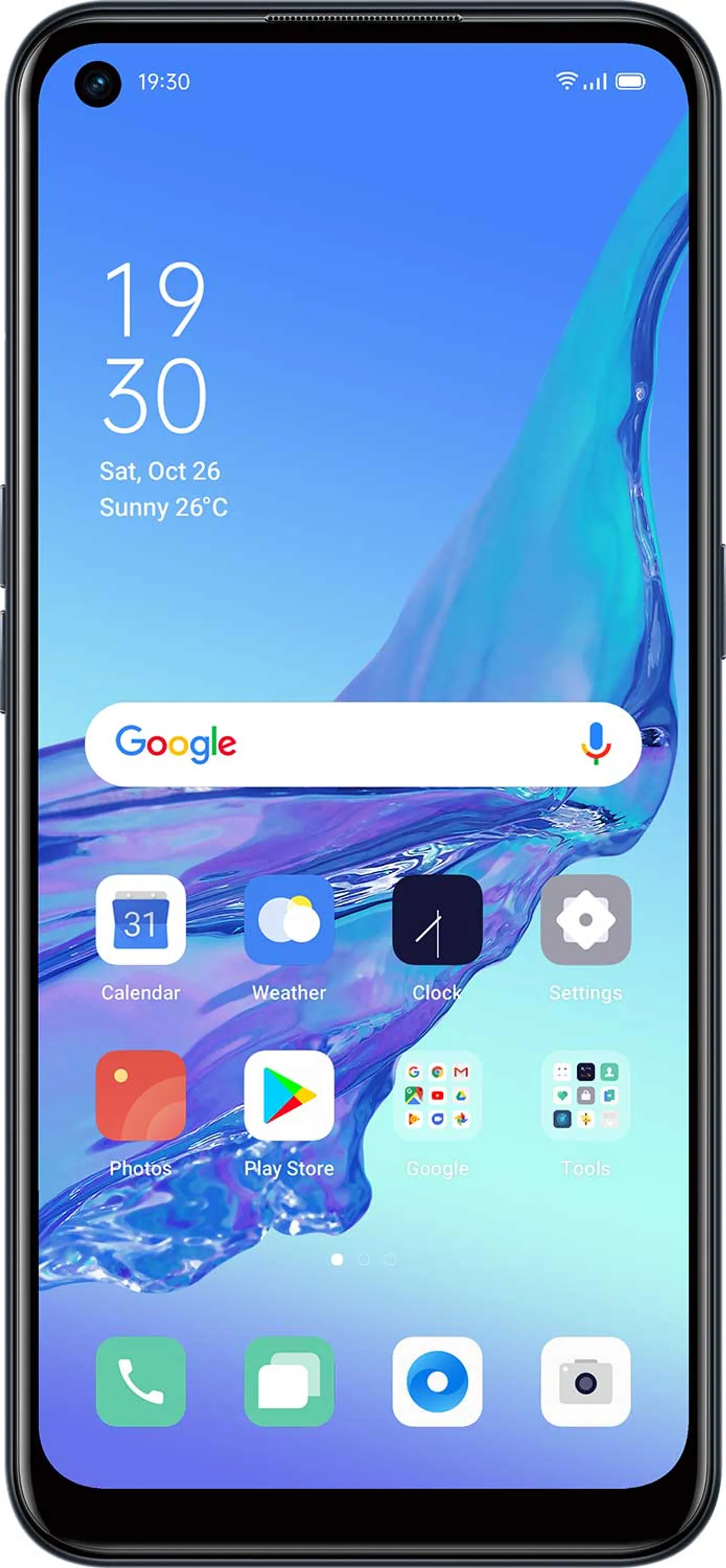 Oppo A53s Electric Black smartphone