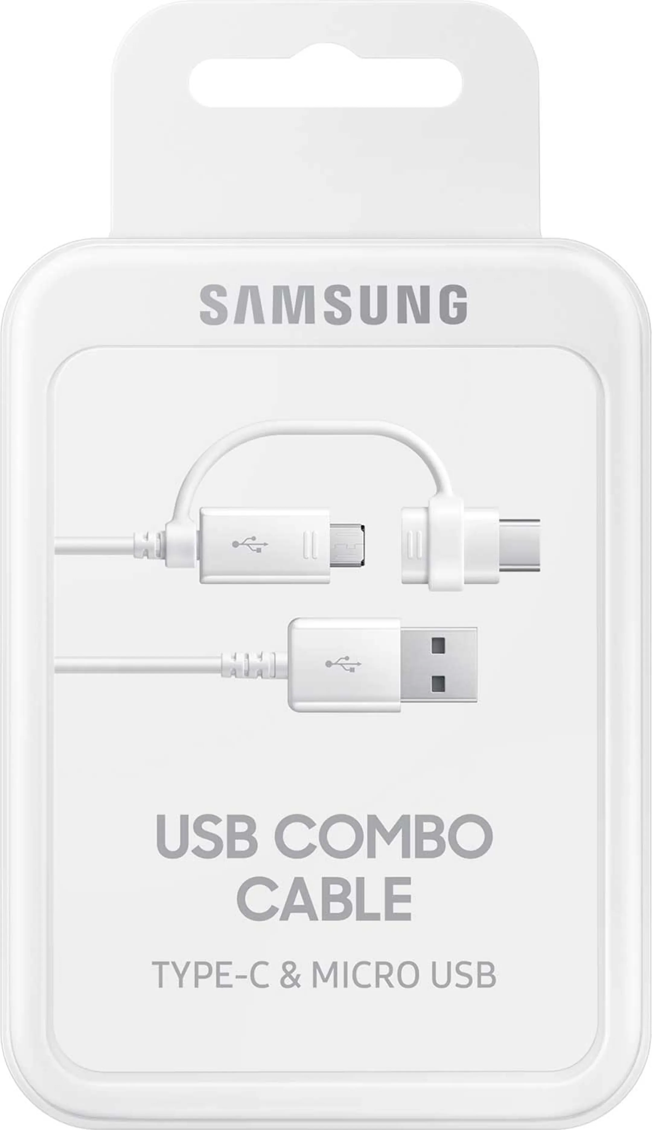 Samsung USB C en micro USB naar USB A-kabel - 1,5 m image