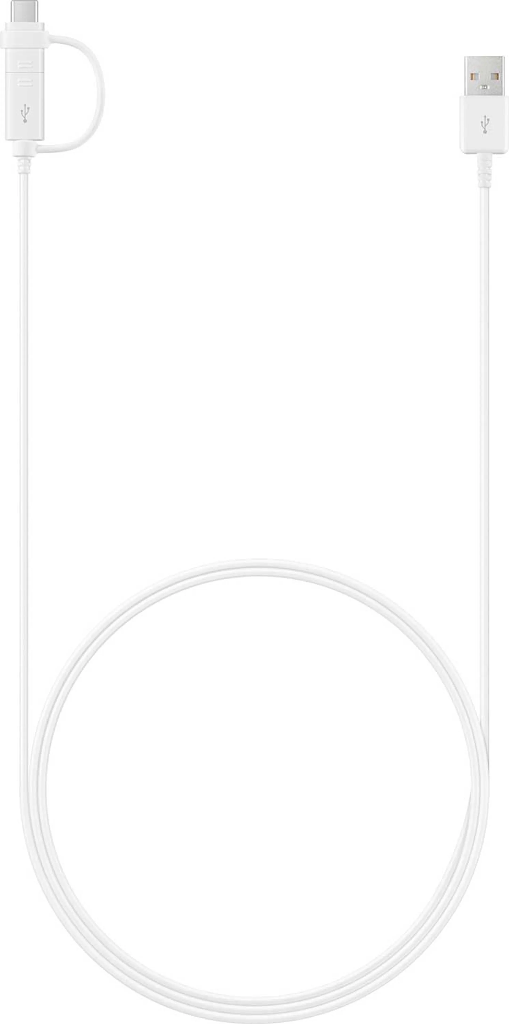 USB C en micro USB naar USB A-kabel - 1,5 m