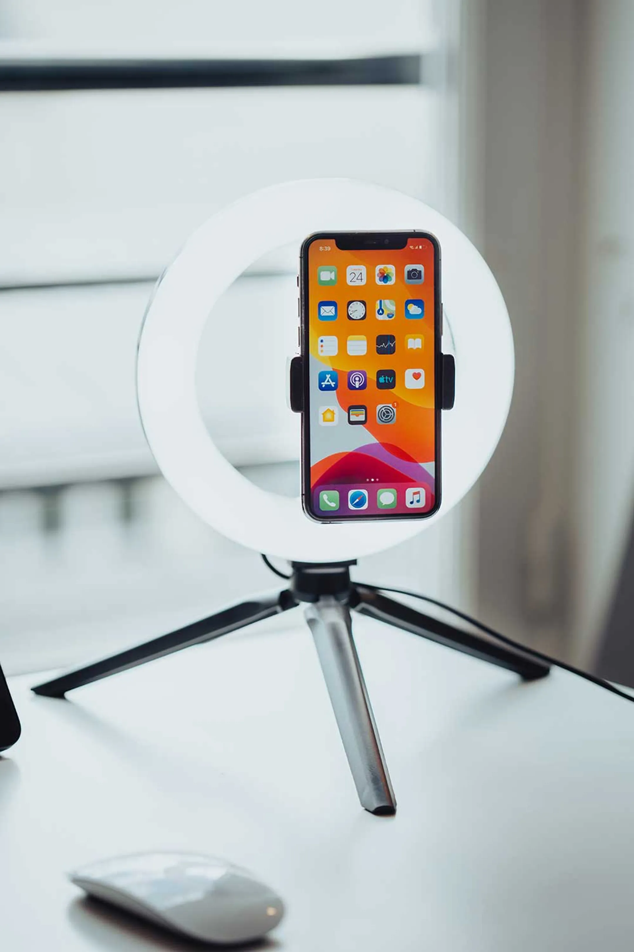 BigBen Vloggerskit tripod met LED-verlichting image