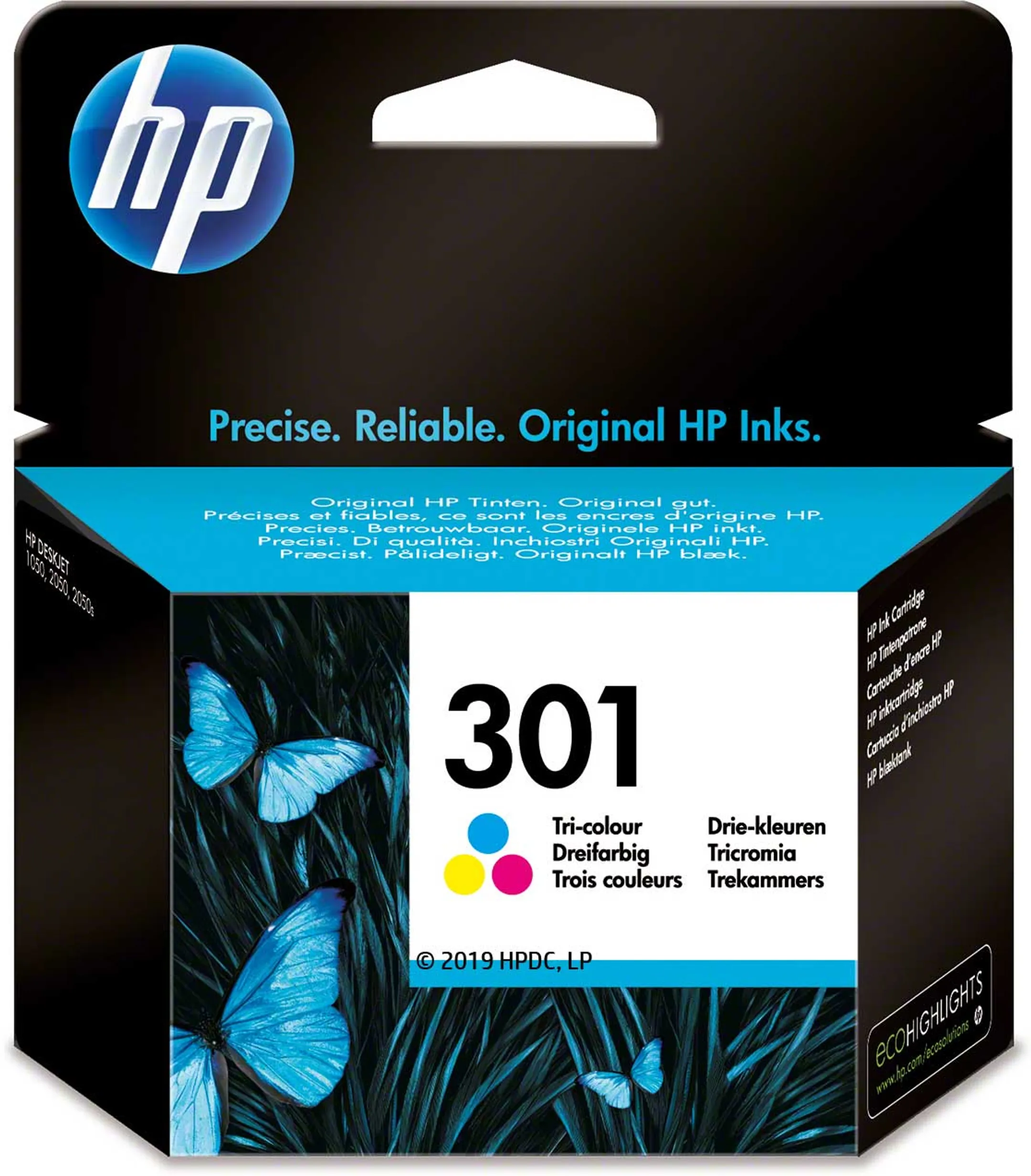 HP Cartouche d'encre 301 - 3 couleurs image