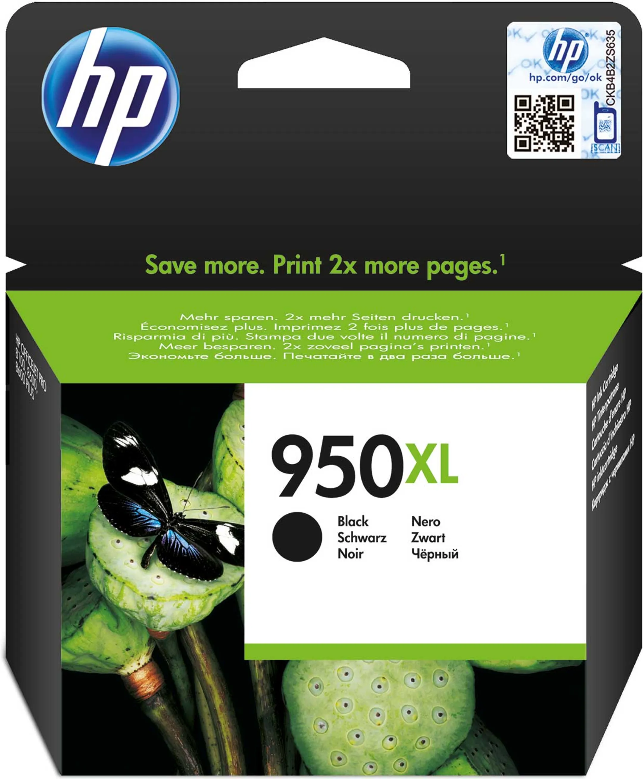 950XL inktpatroon - Zwart