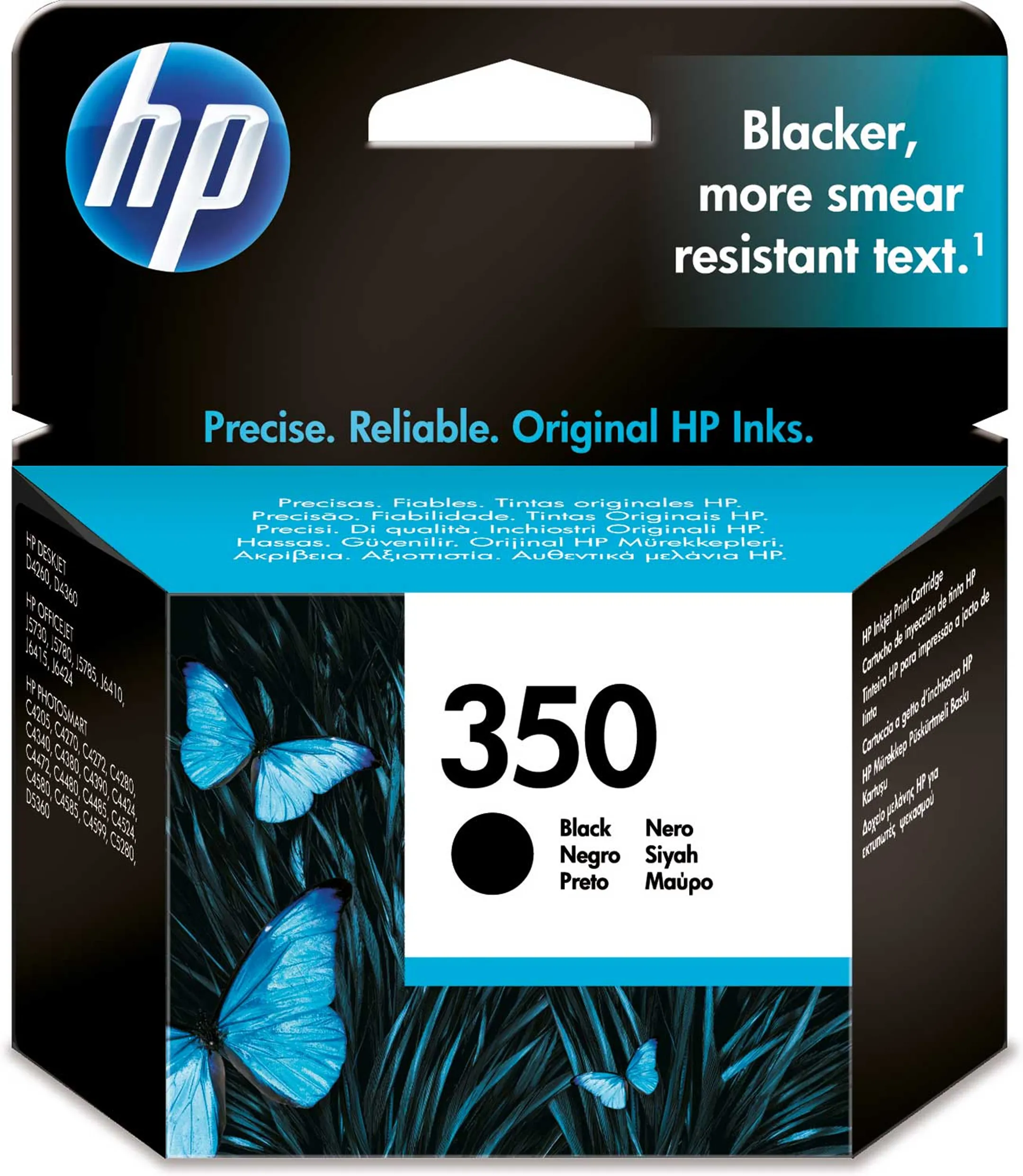 HP 350 inktpatroon - Zwart image