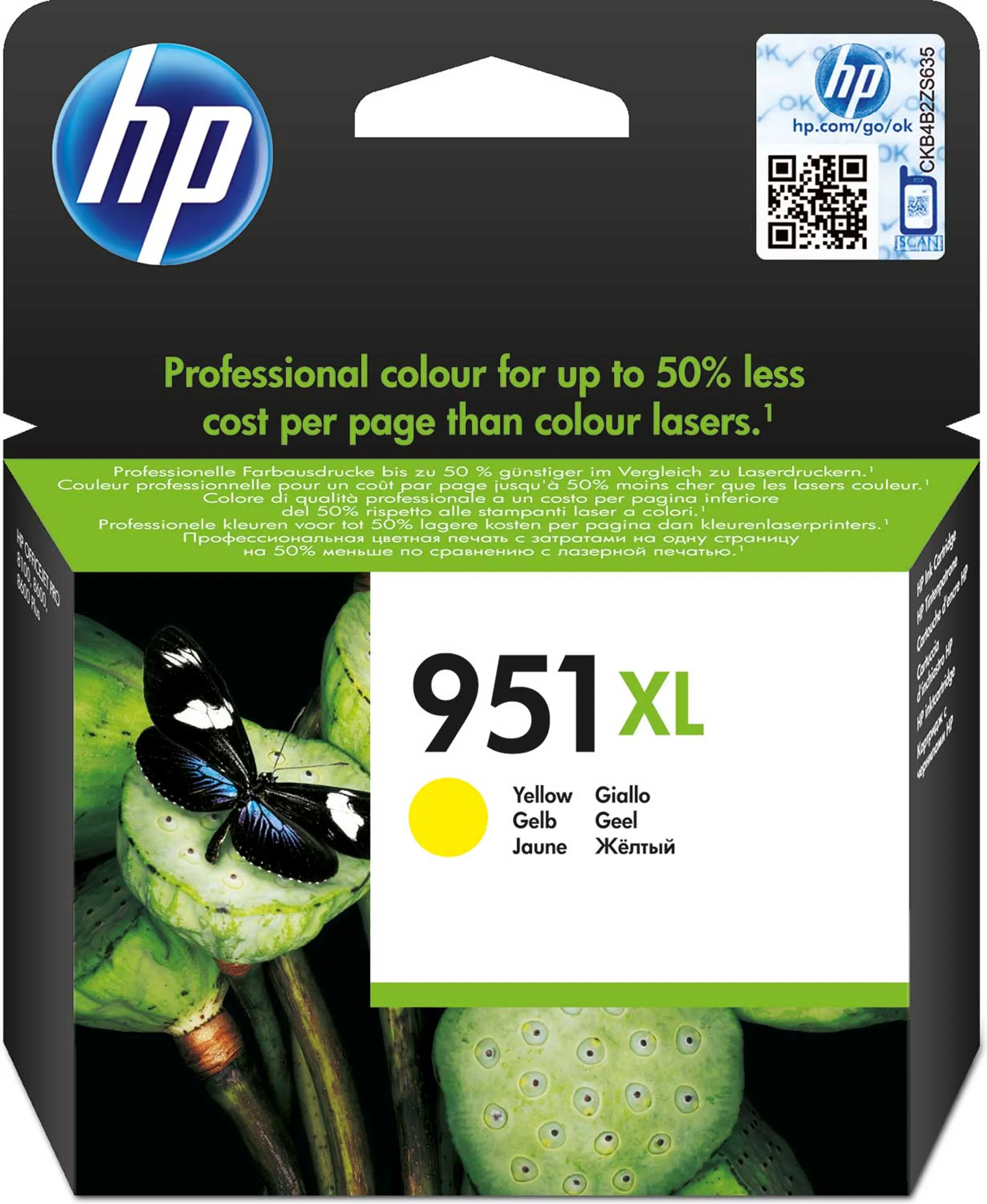 951XL inktpatroon - Geel