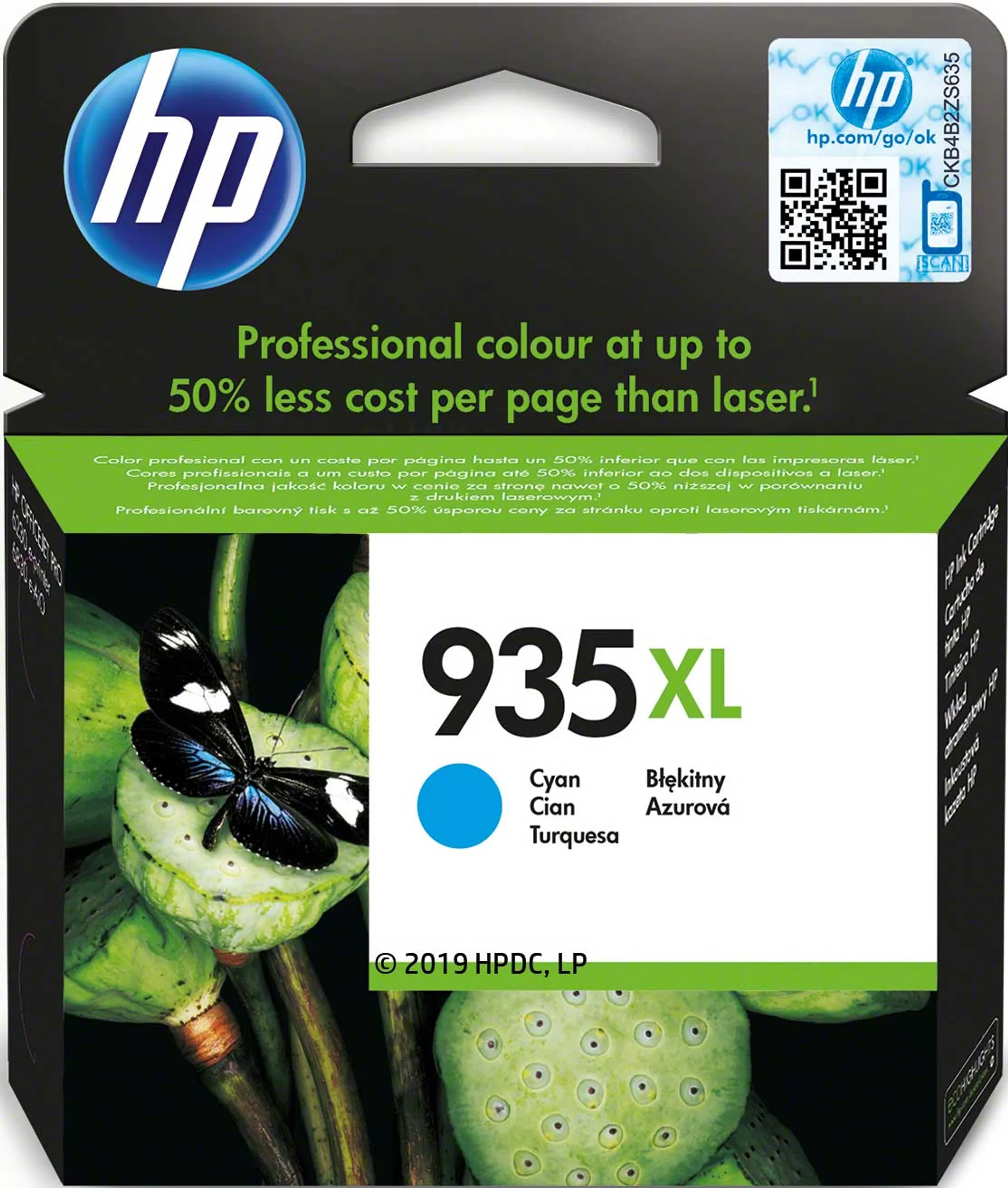 HP Cartouche d'encre 935XL - Cyan image