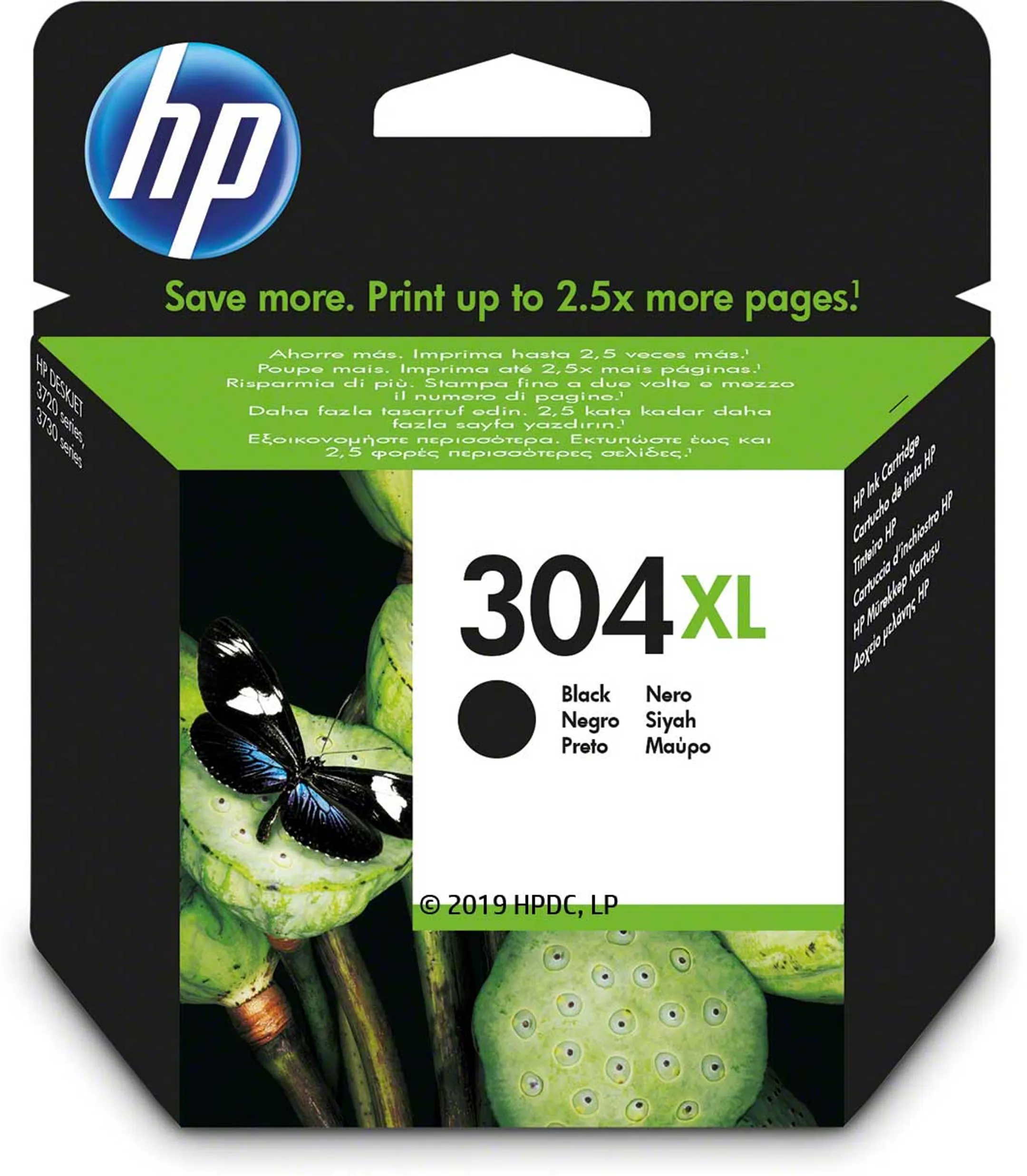 HP 304XL inktpatroon - Zwart image