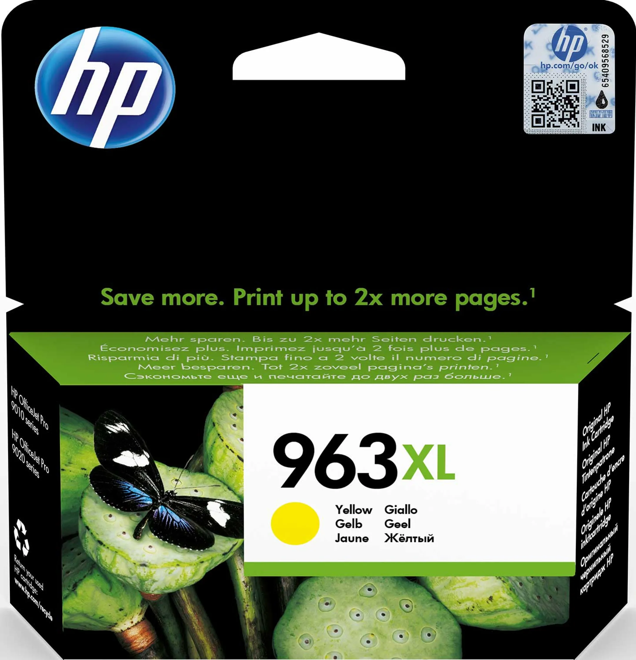 HP Cartouche d'encre 963XL - Jaune image