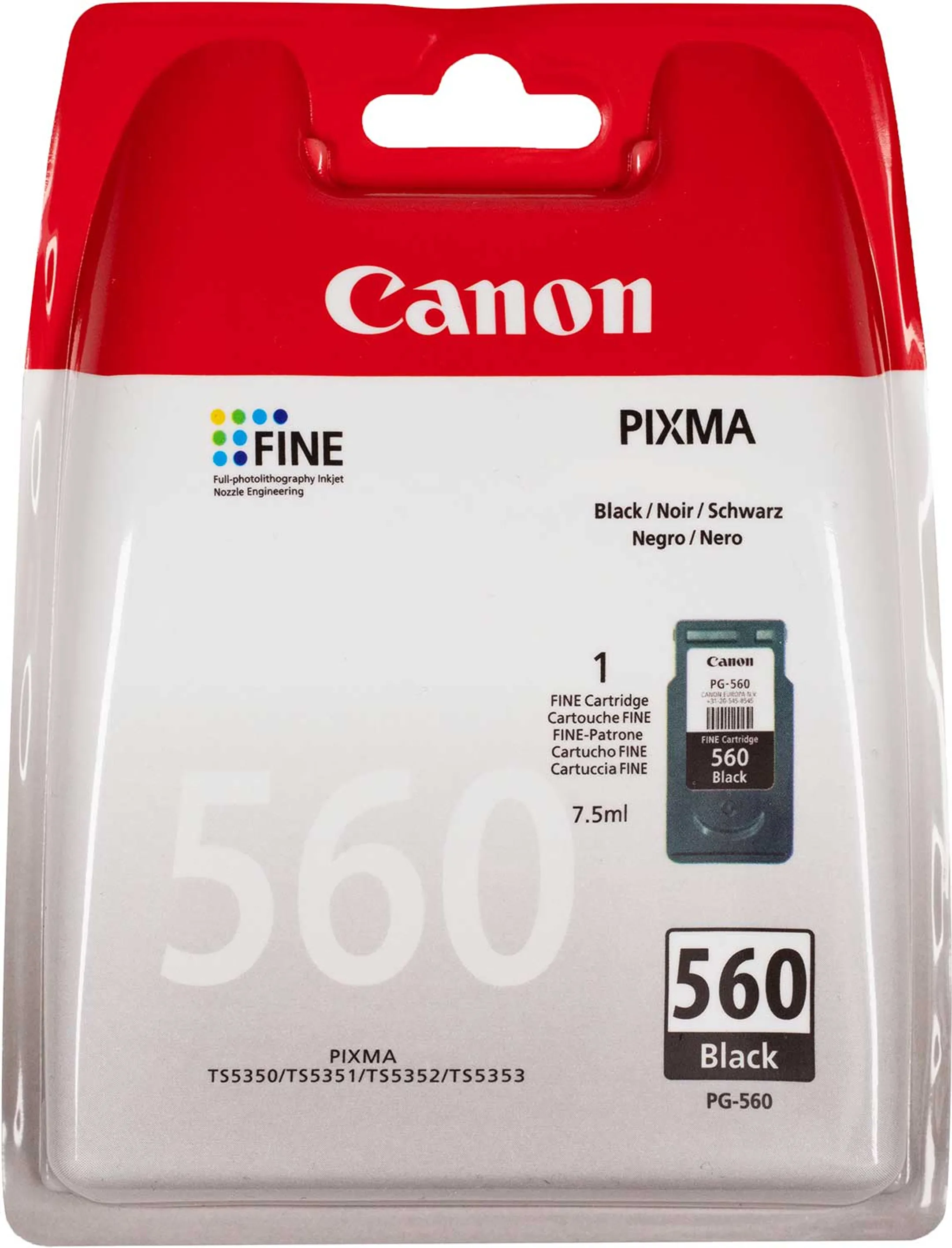 Canon PG-560 inktpatroon - Zwart image