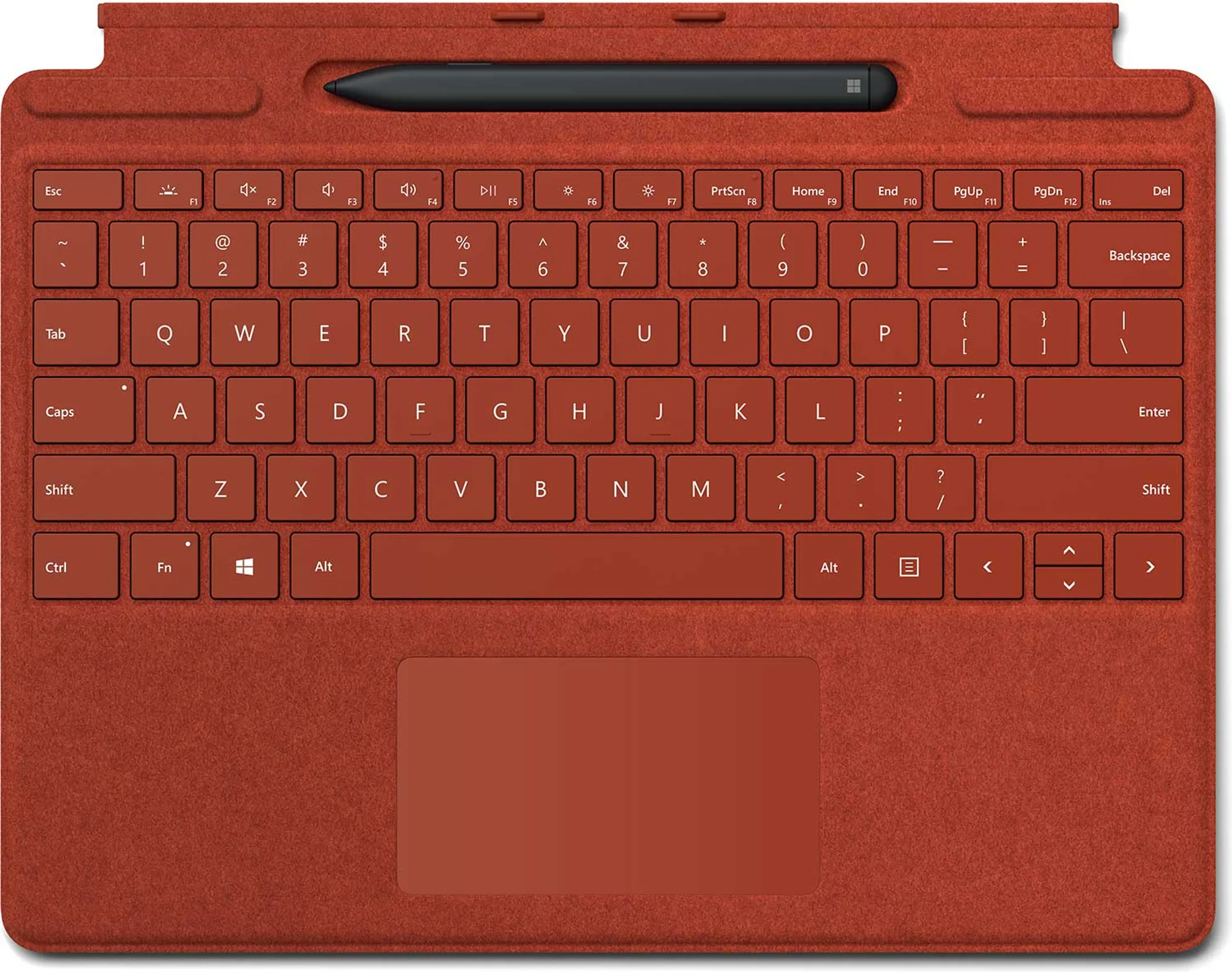 Bundel Signature Keyboard met Slim Pen - Papaverrood