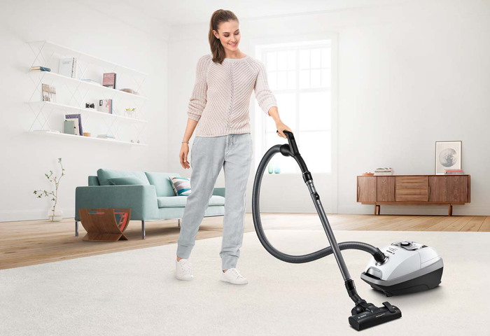 Siemens Stofzuiger VS06A111 Hygiënefilter, inclusief kierenzuigmond en