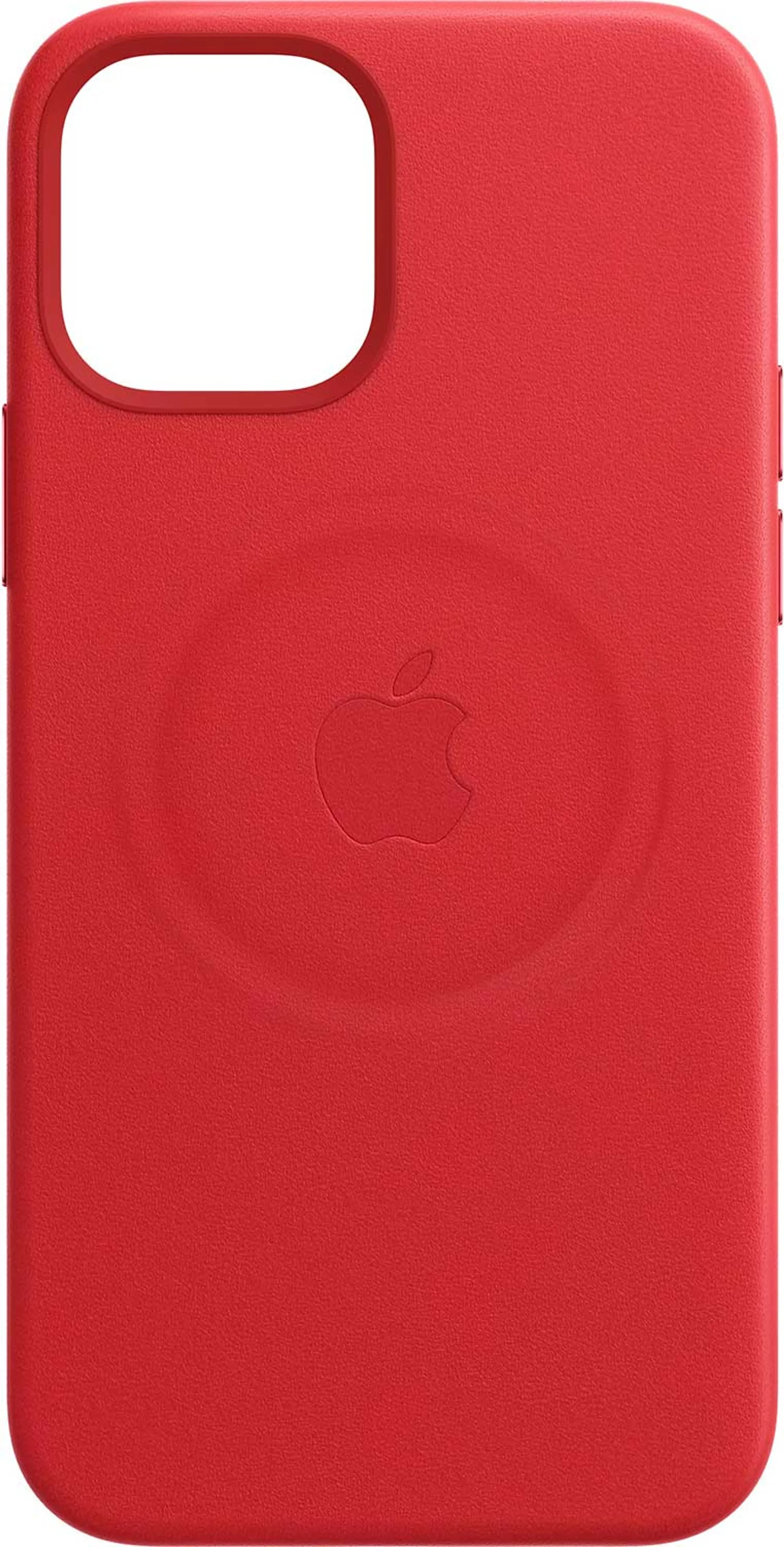 Apple Coque en cuir avec MagSafe pour iPhone 12 mini - Rouge image