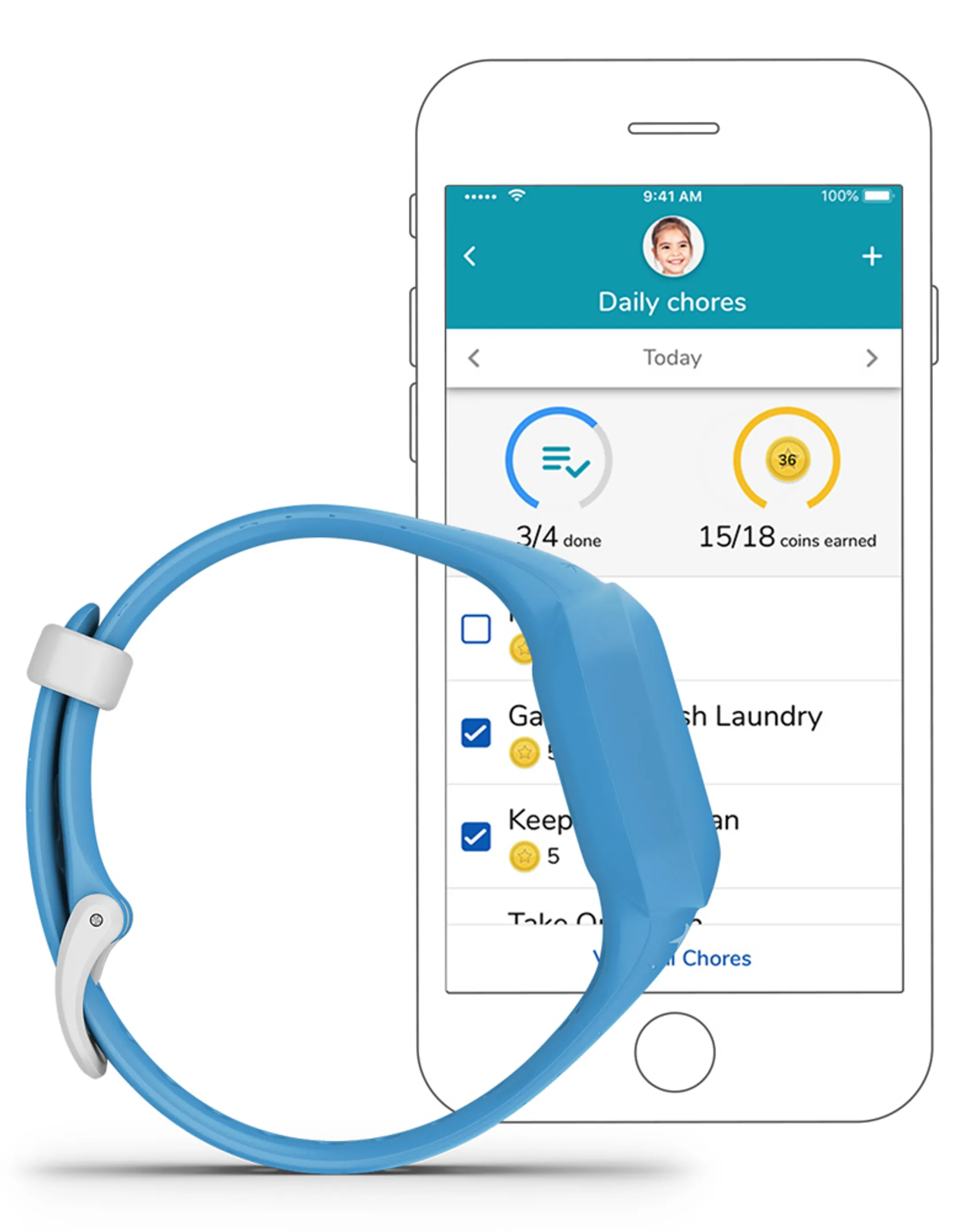 Garmin vívofit jr. 3 - Bleu Étoilé image