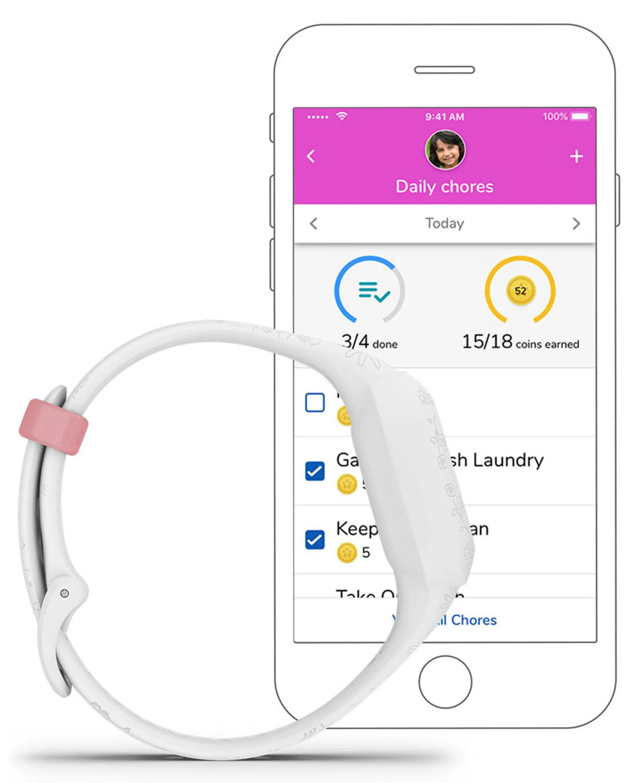 Garmin vívofit jr. 3 - Disney Princesses image
