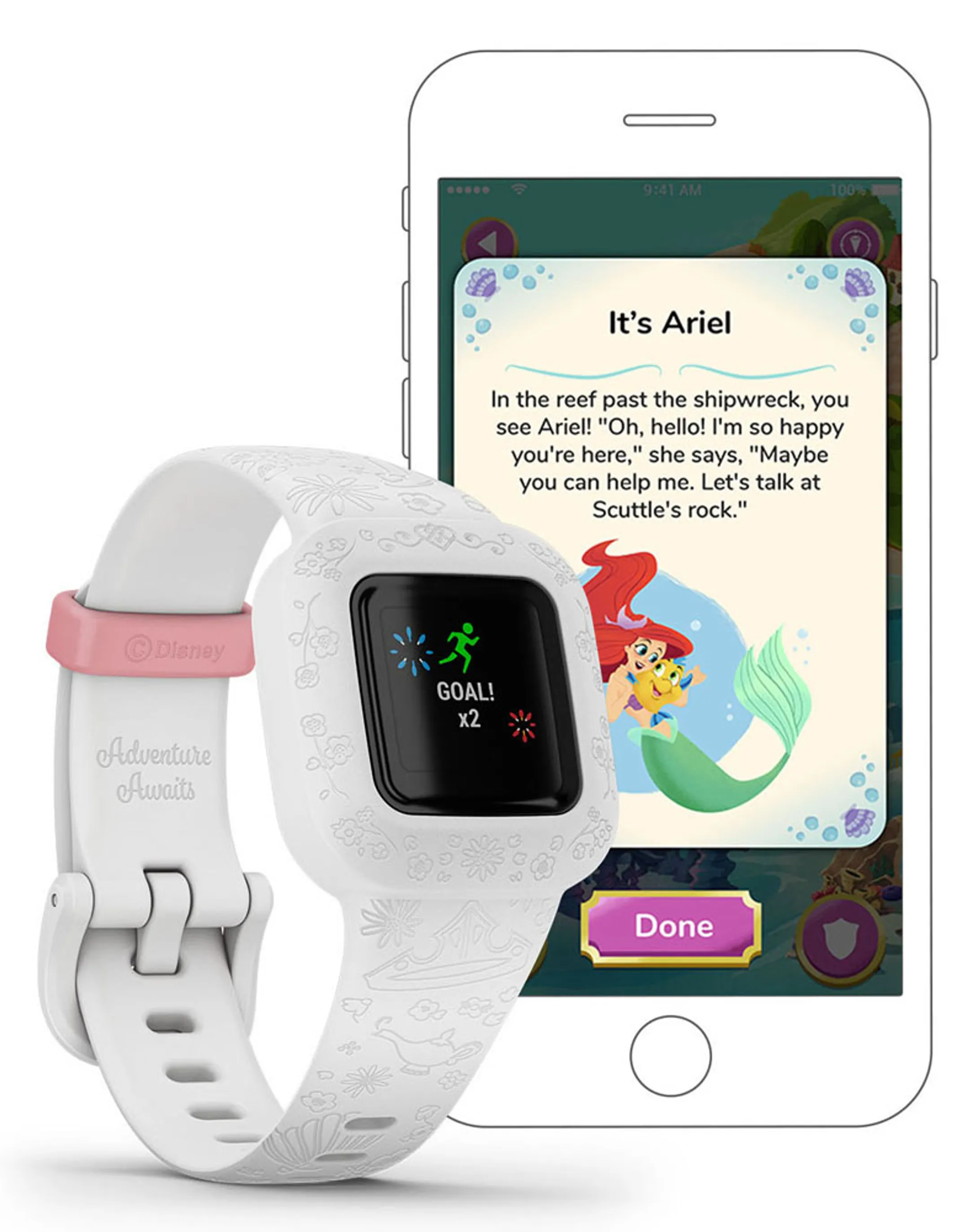 Garmin vívofit jr. 3 - Disney Princesses image