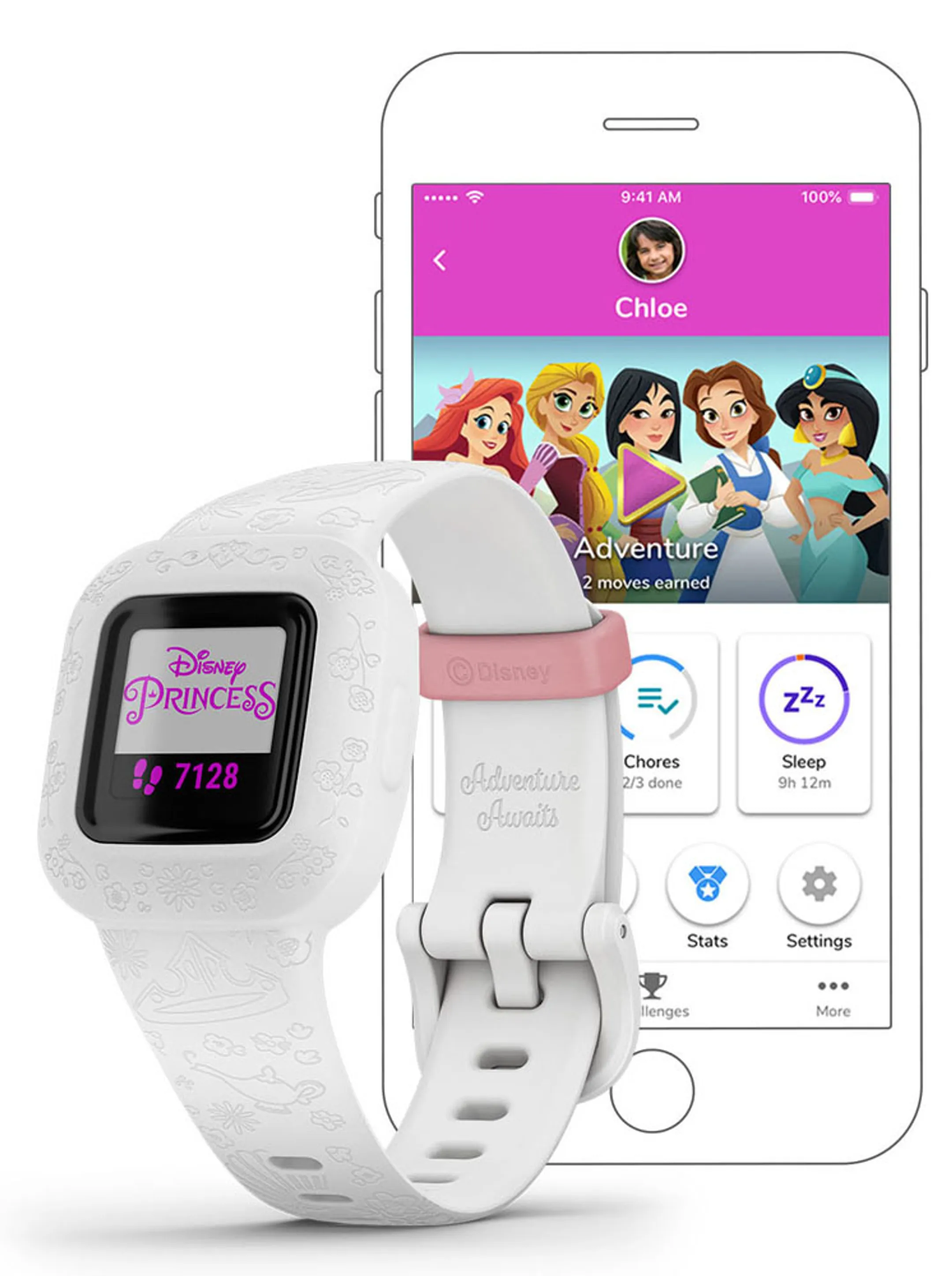 Garmin vívofit jr. 3 - Disney Princesses image