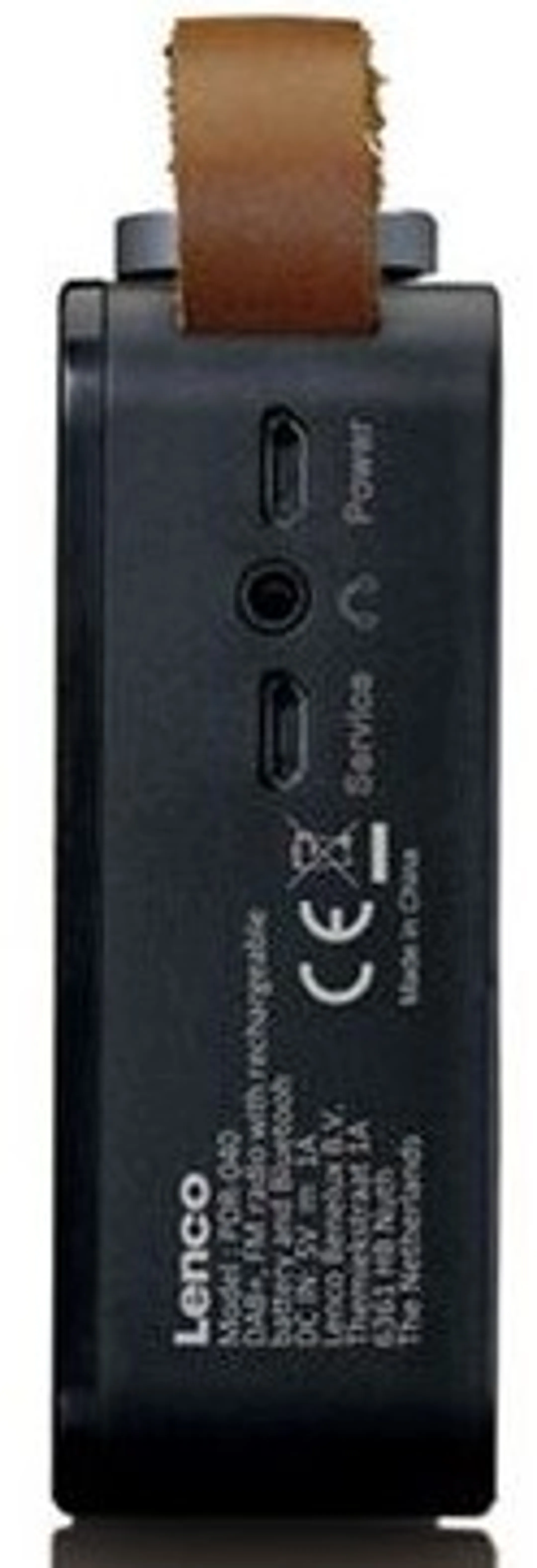Lenco DAB+ radio - PDR-040 - Bamboo zwart image