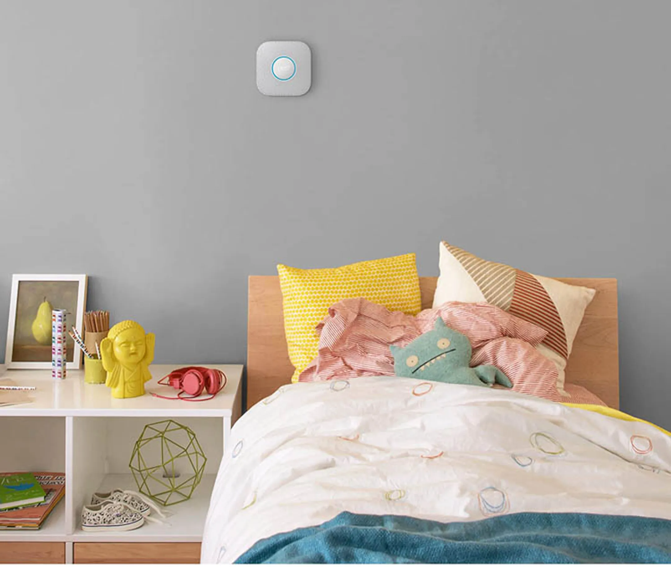 Google Protect: 2nd Gen Smoke + CO Alarm (AA-batterijen) image