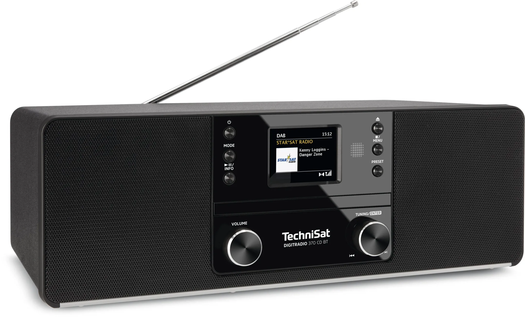 Technisat Radio DAB+ avec lecteur CD - DigitRadio 370 - Noir image
