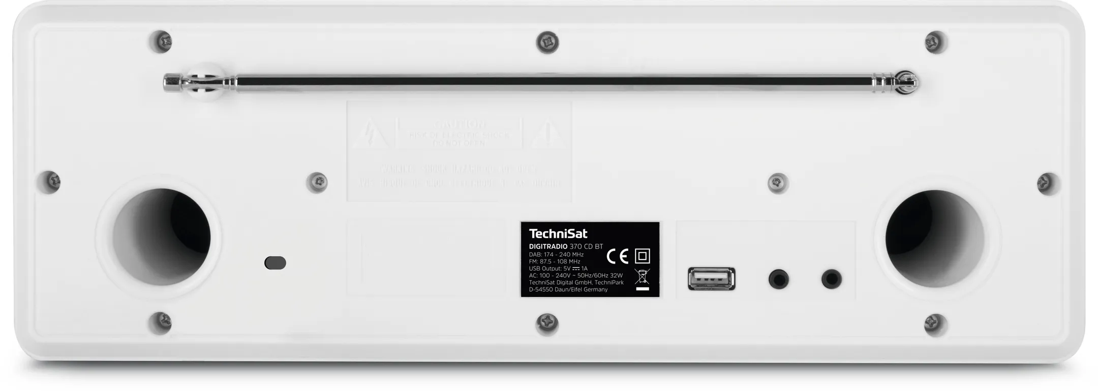 Technisat Radio DAB+ avec lecteur CD - DigitRadio 370 - Blanc image