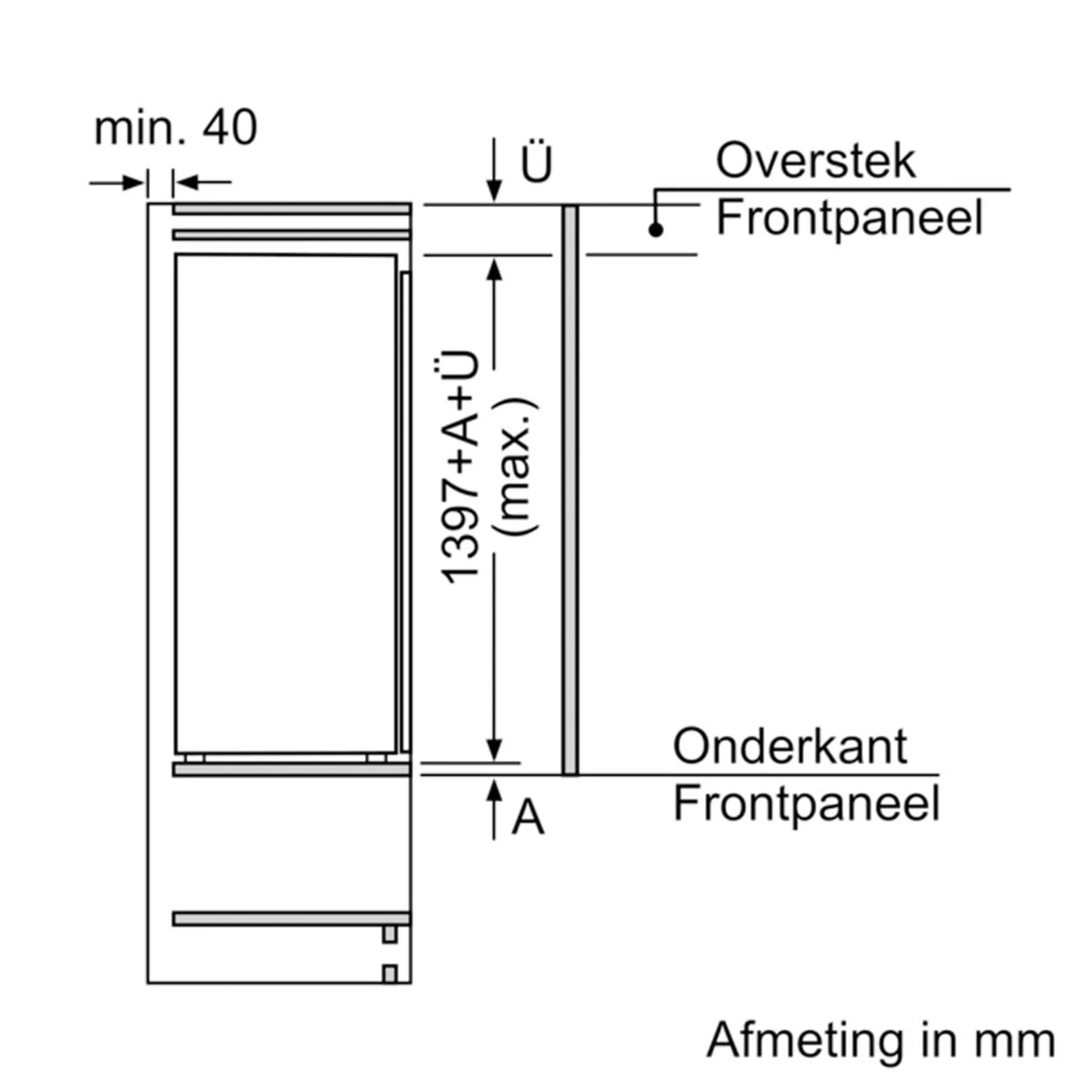 Siemens Frigo encastrable KI51FADE0 image