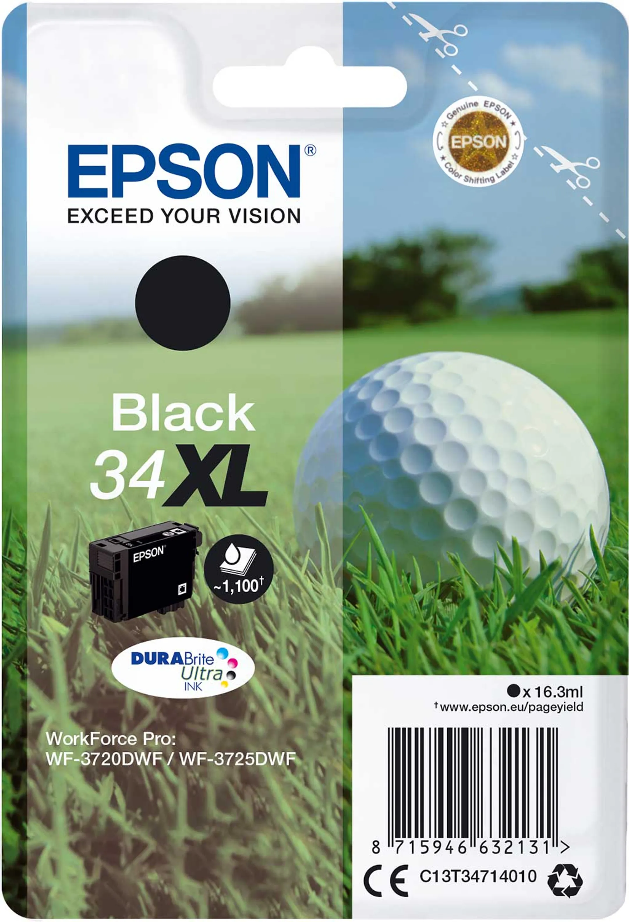 Cartouche d'encre DURABrite™ Ultra 34XL Noir