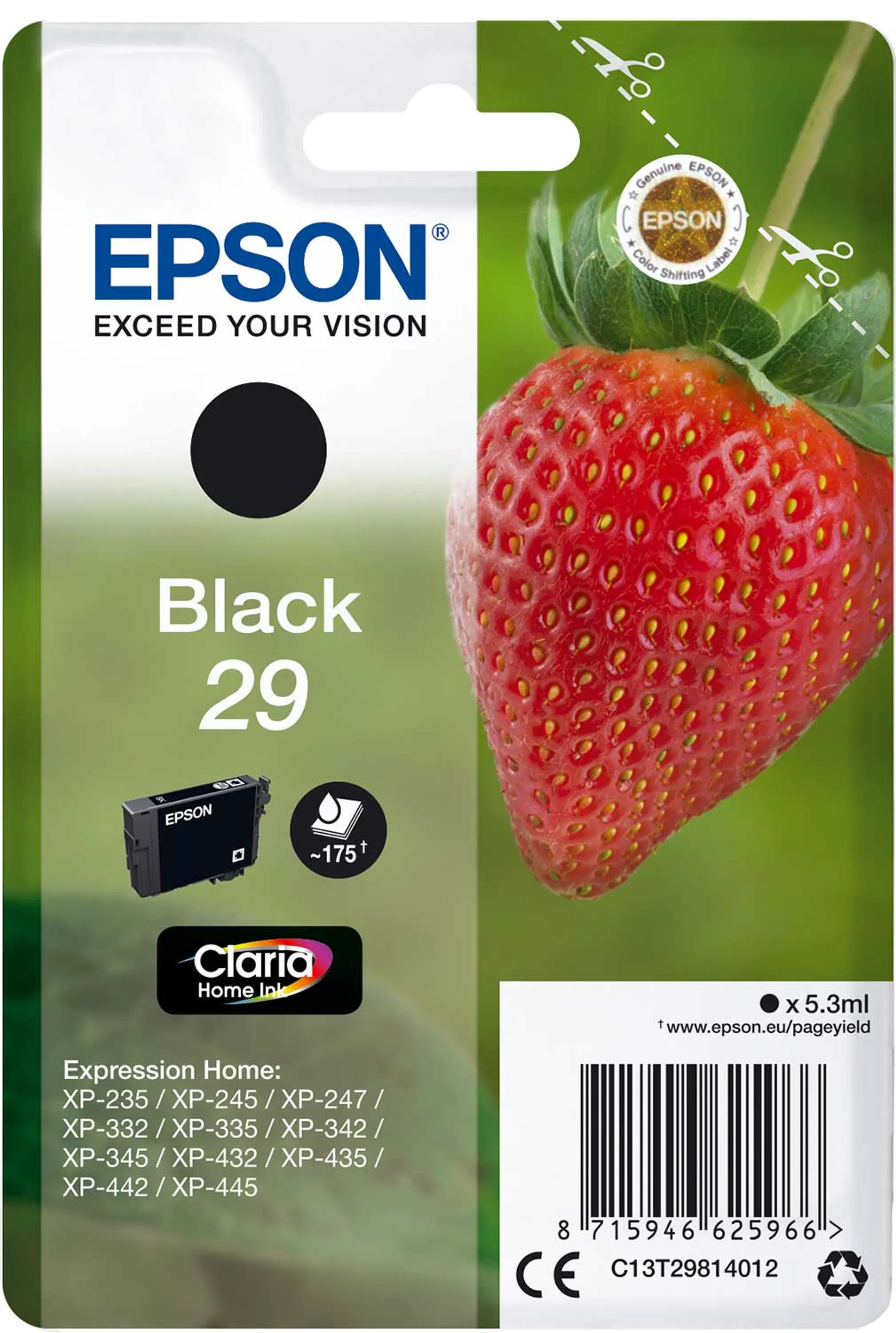 Epson Cartouche d'encre Claria™ Home 29 Noir image