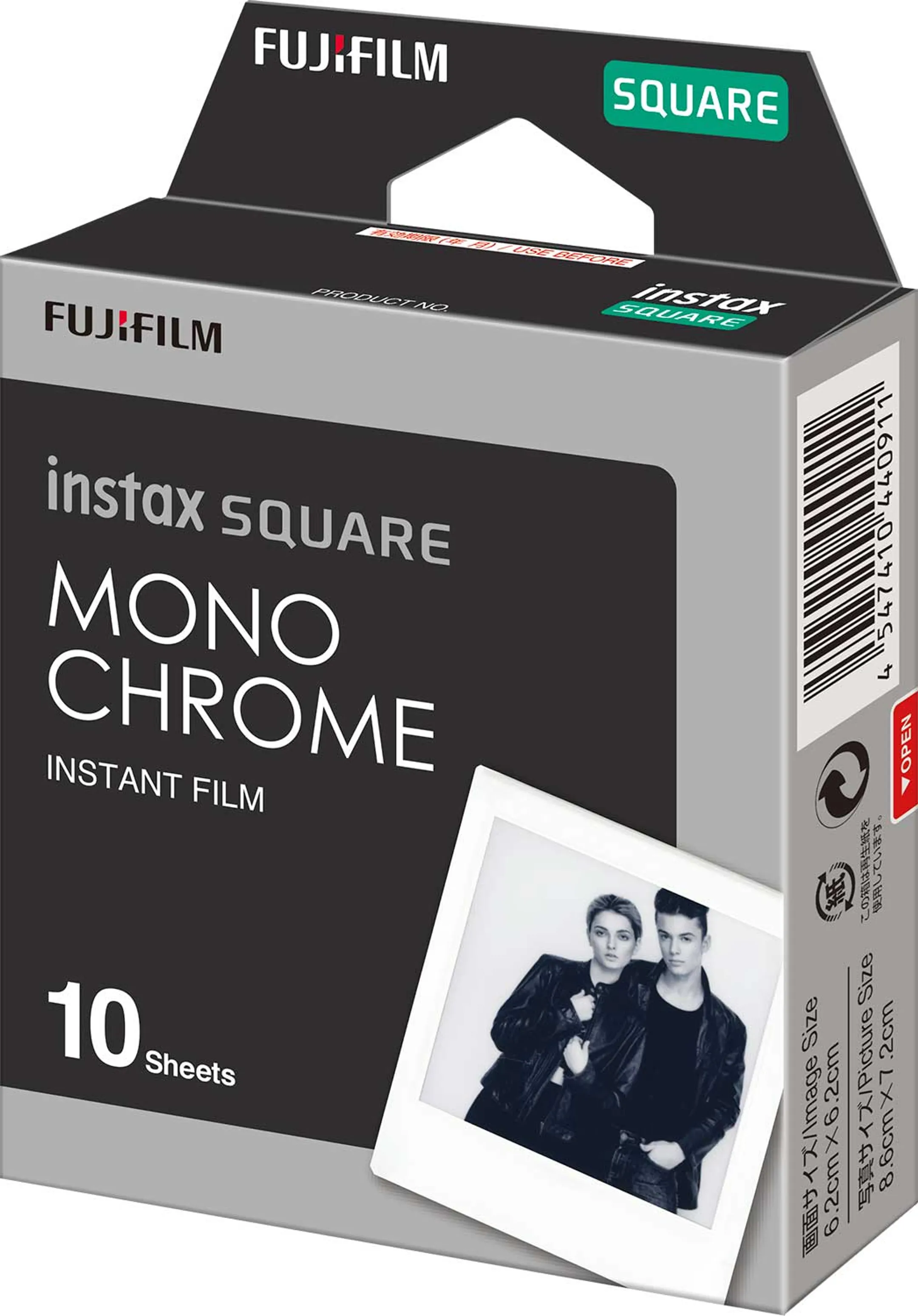 Fujifilm instax SQUARE Monochrome - 10 feuilles image
