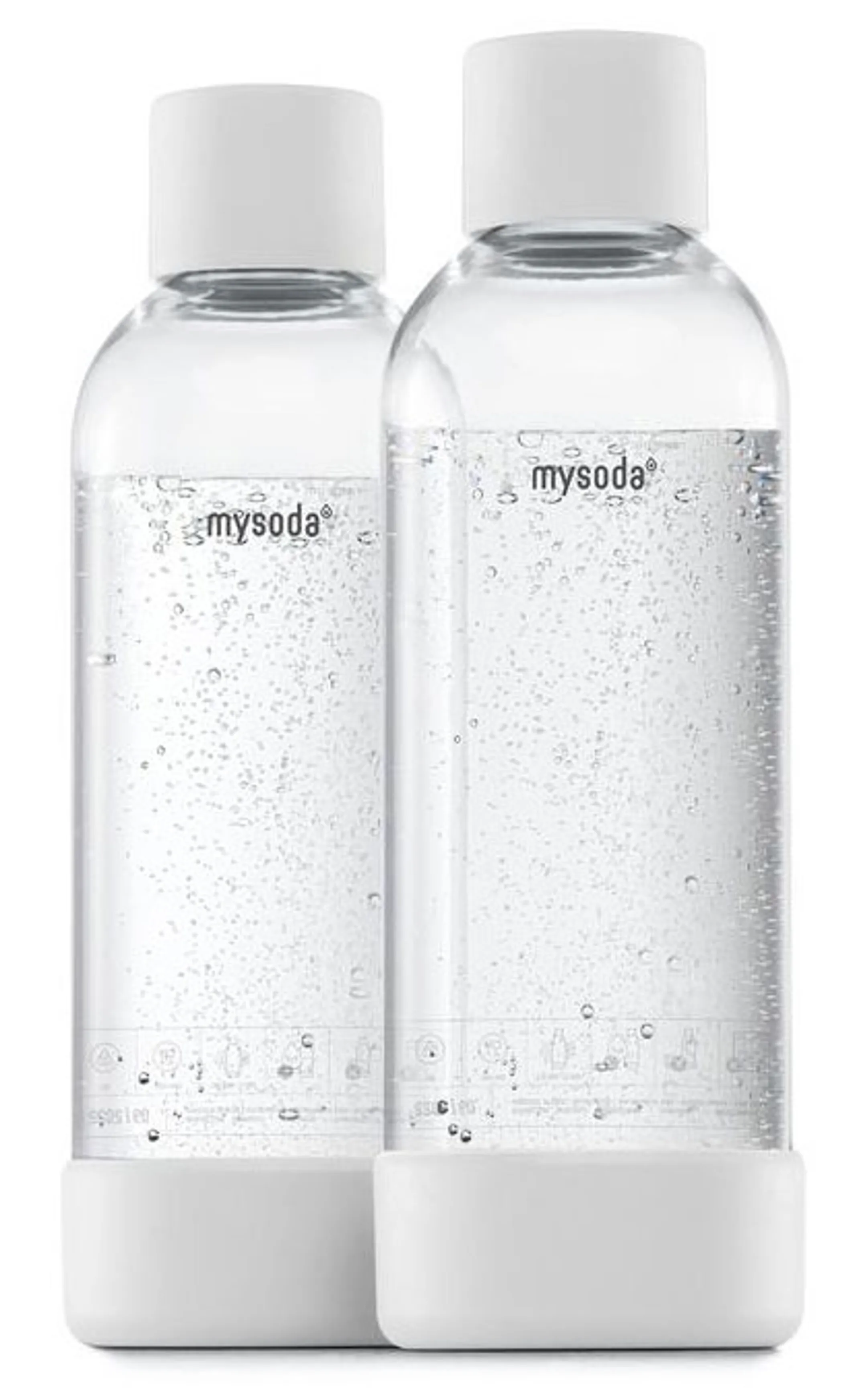 Waterflessen 2*1L - White