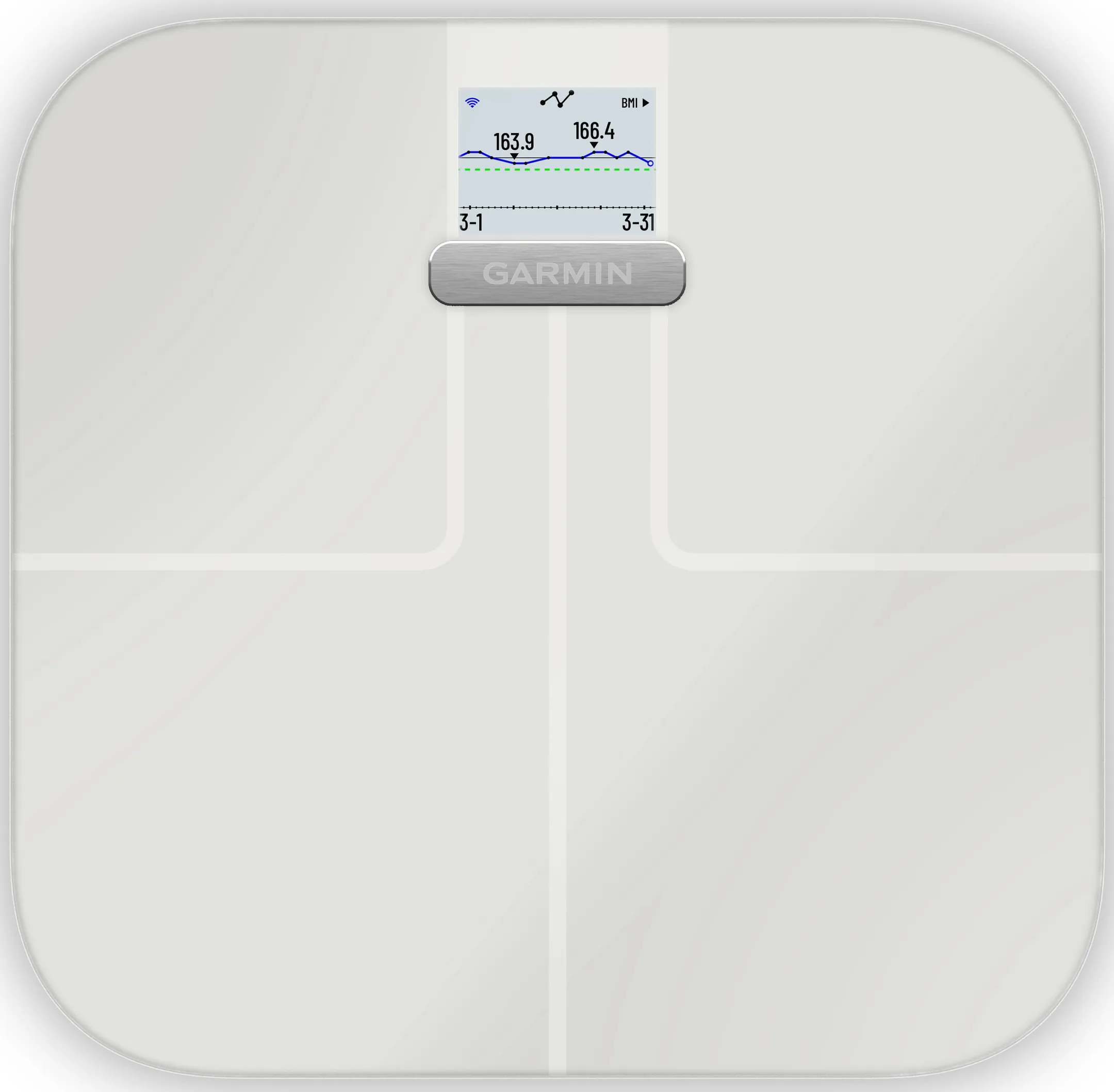 Garmin Elektronische personenweegschaal Index S2 White image