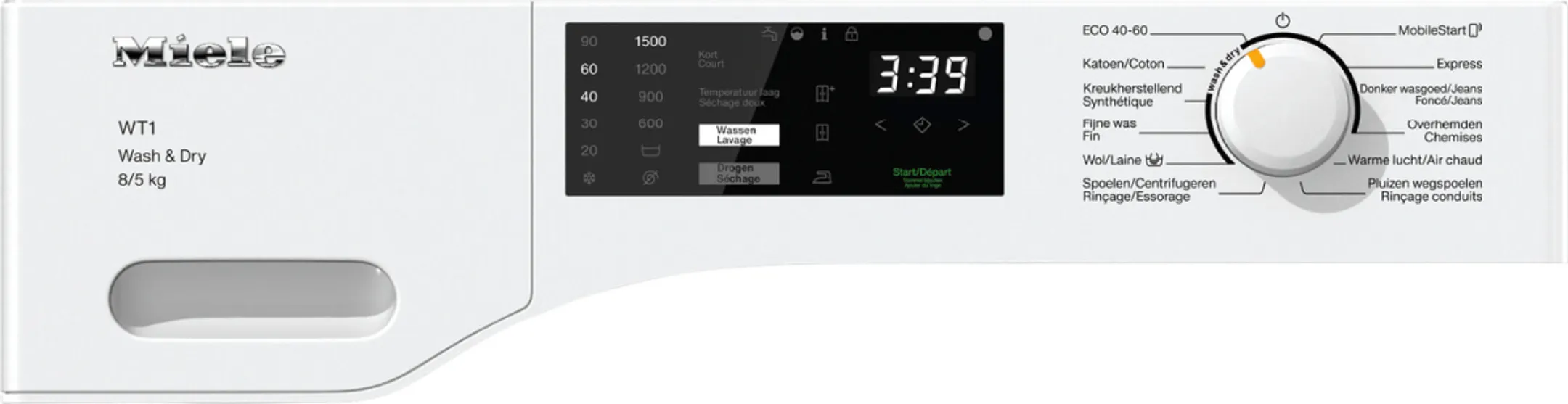 Miele Lave-linge séchant WTD 160 WCS Softcare & Preironing image