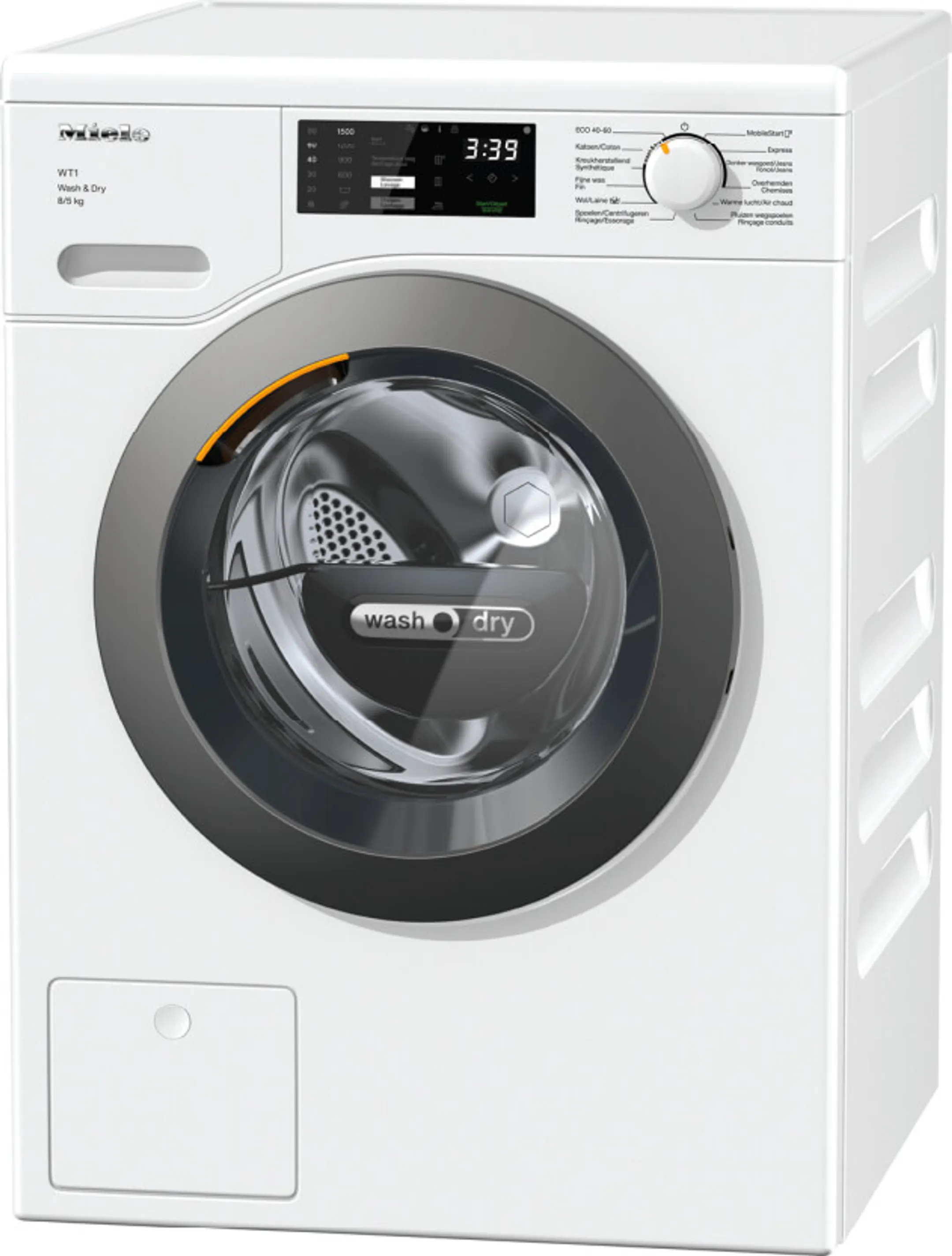 Was-droogcombinatie WTD 160 WCS Softcare & Preironing