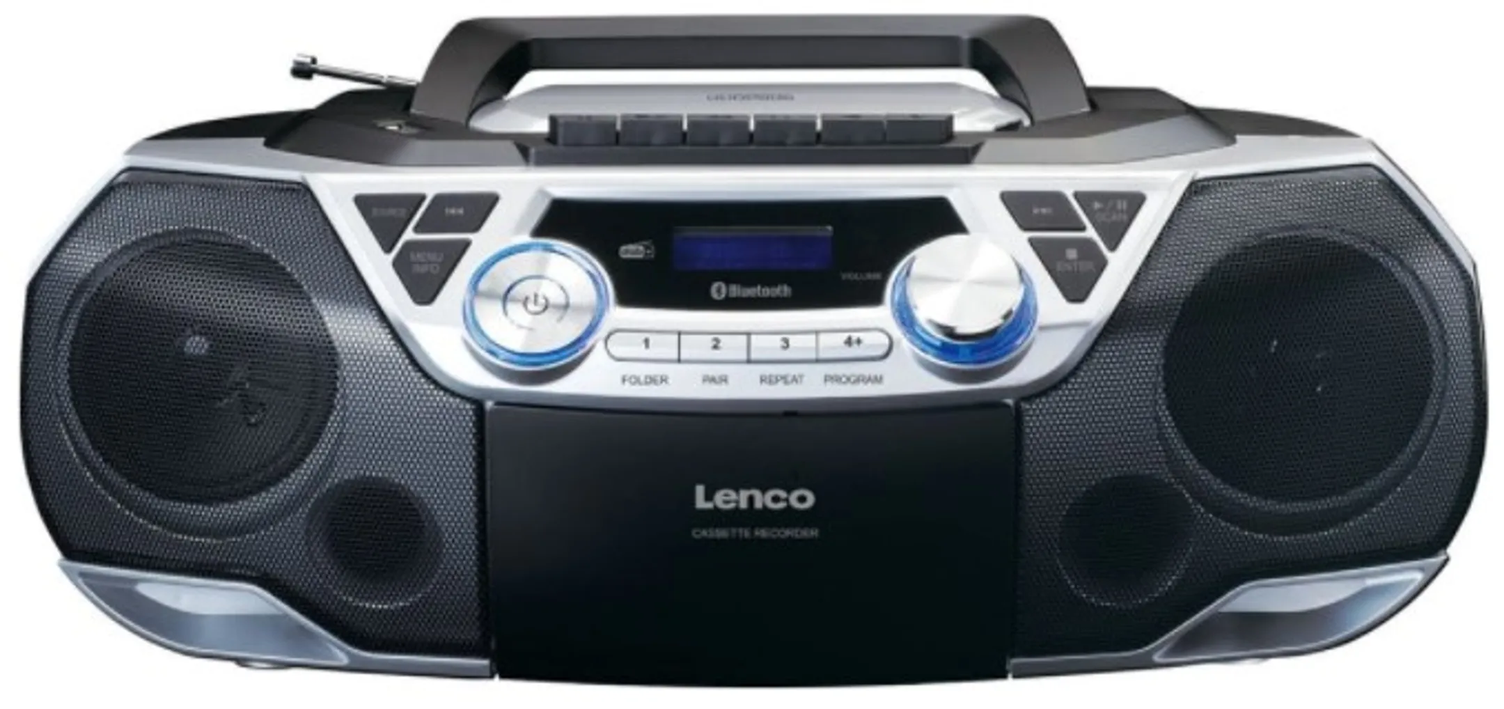 Draagbare DAB+ radio met CD en cassettespeler - SCD-720SI - Zilver