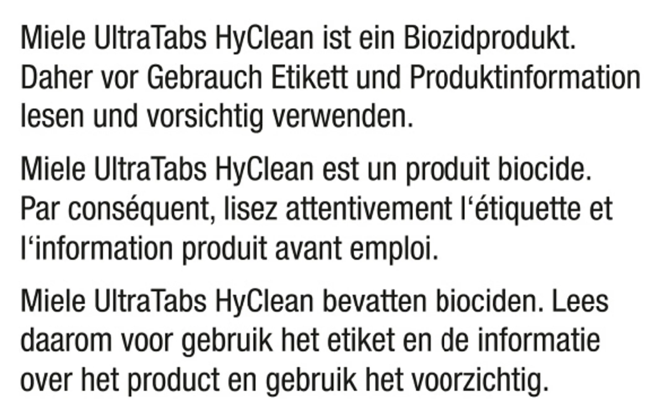 Miele UltraTabs Power tablettes image