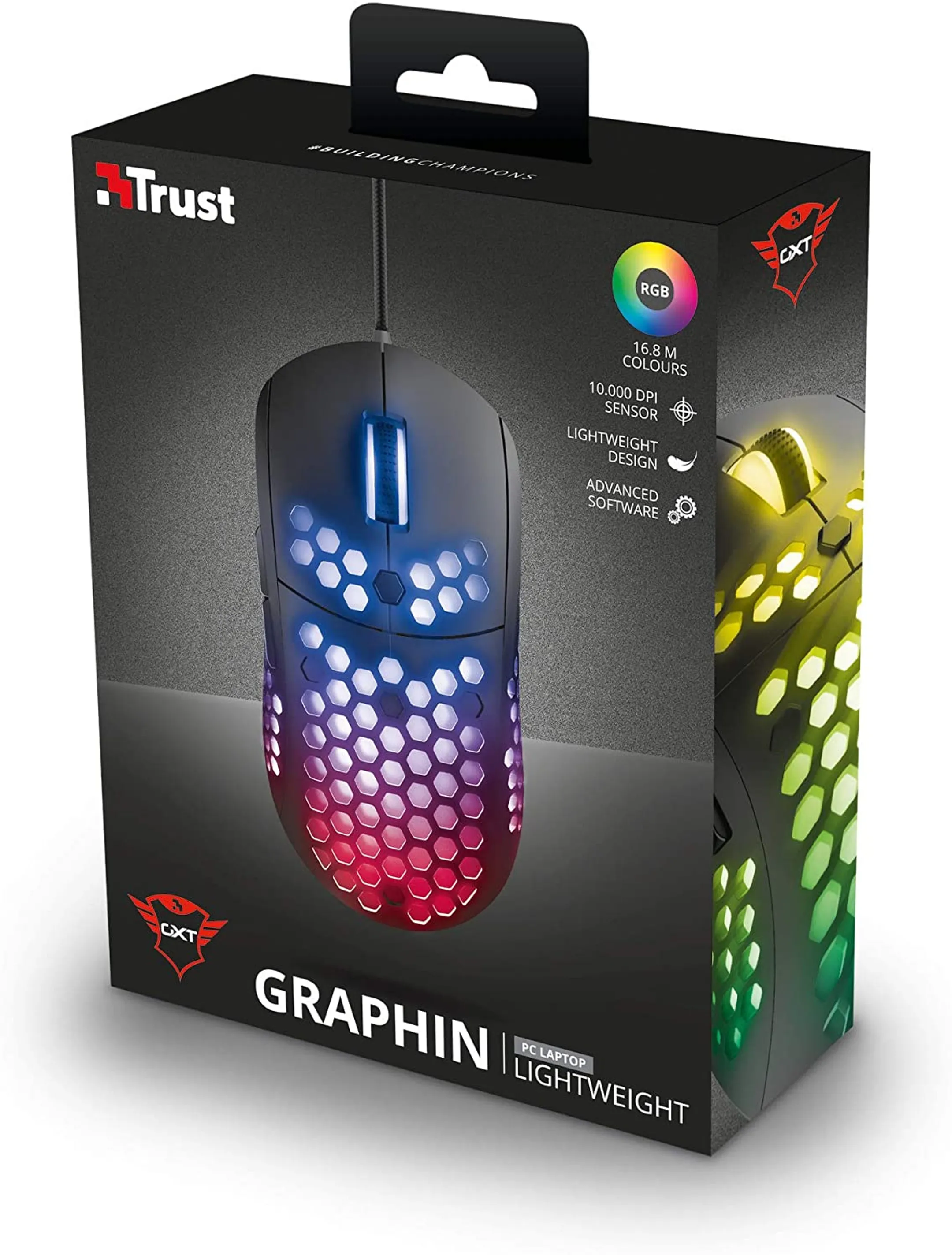 Trust GXT 960 Graphin Lichtgewicht Gaming Muis image