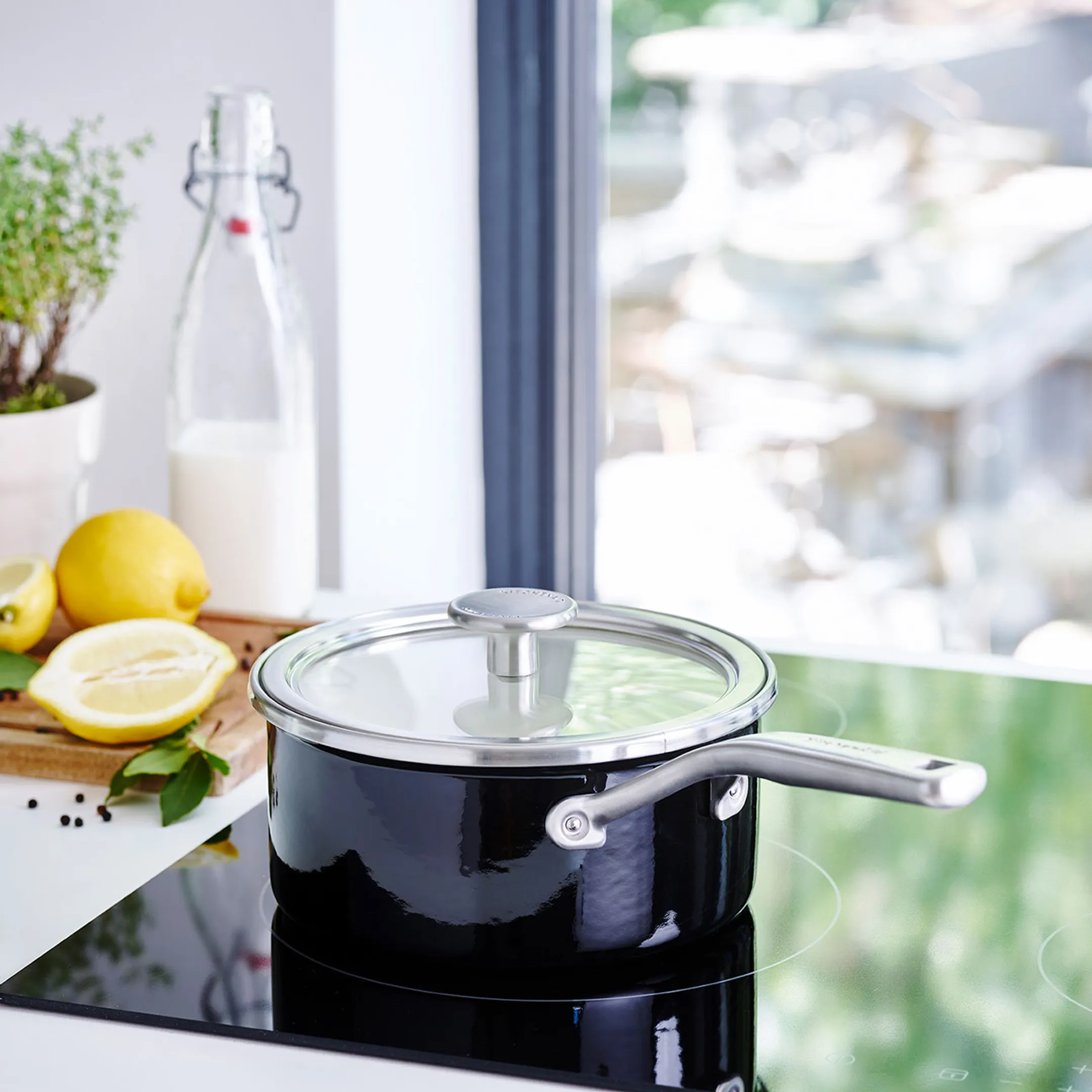 KitchenAid Poêlon - Steel Core Enamel - Ø18cm image