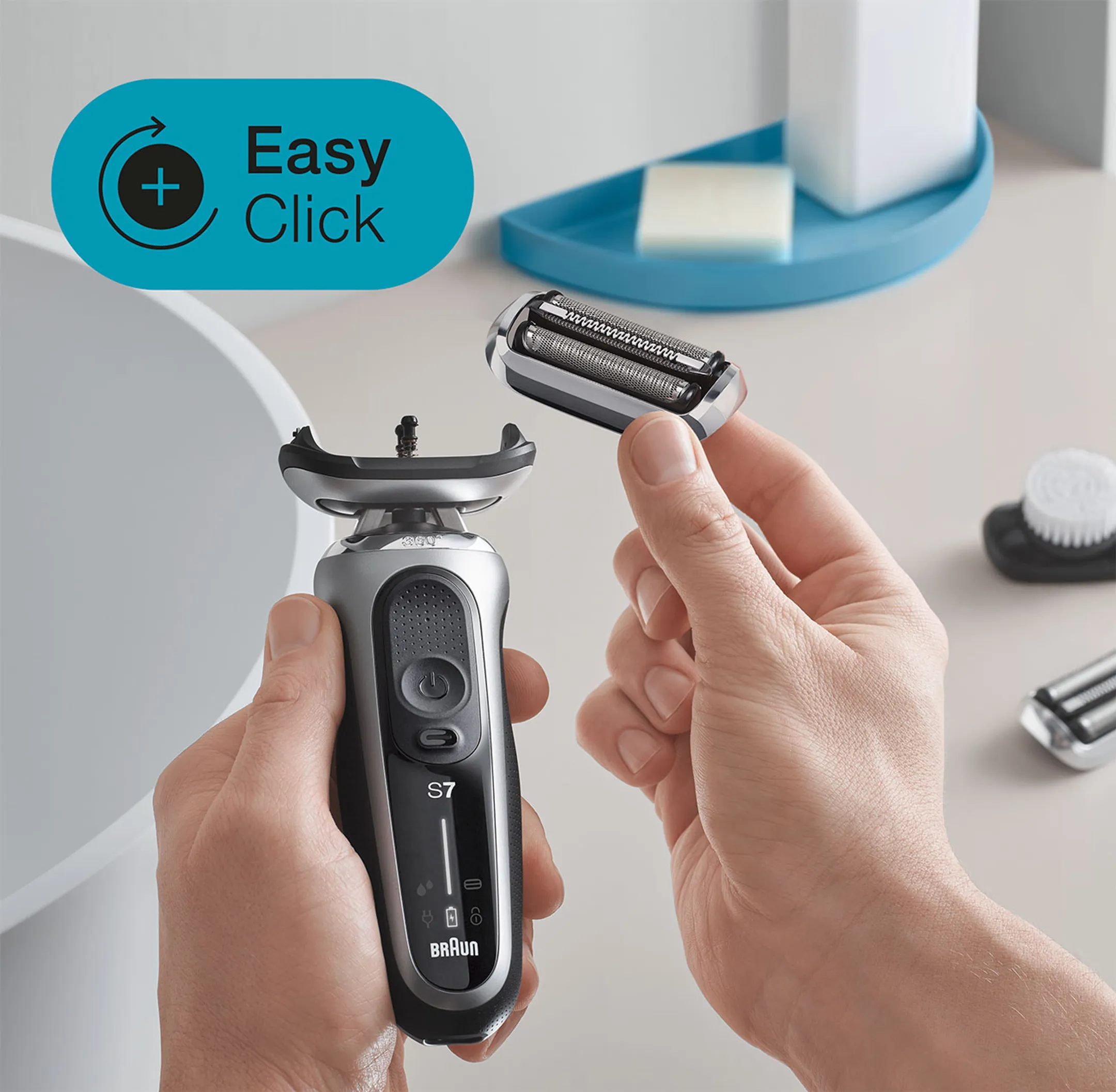 Braun Series 7 - 73S Vervangingskop - Zilver  image