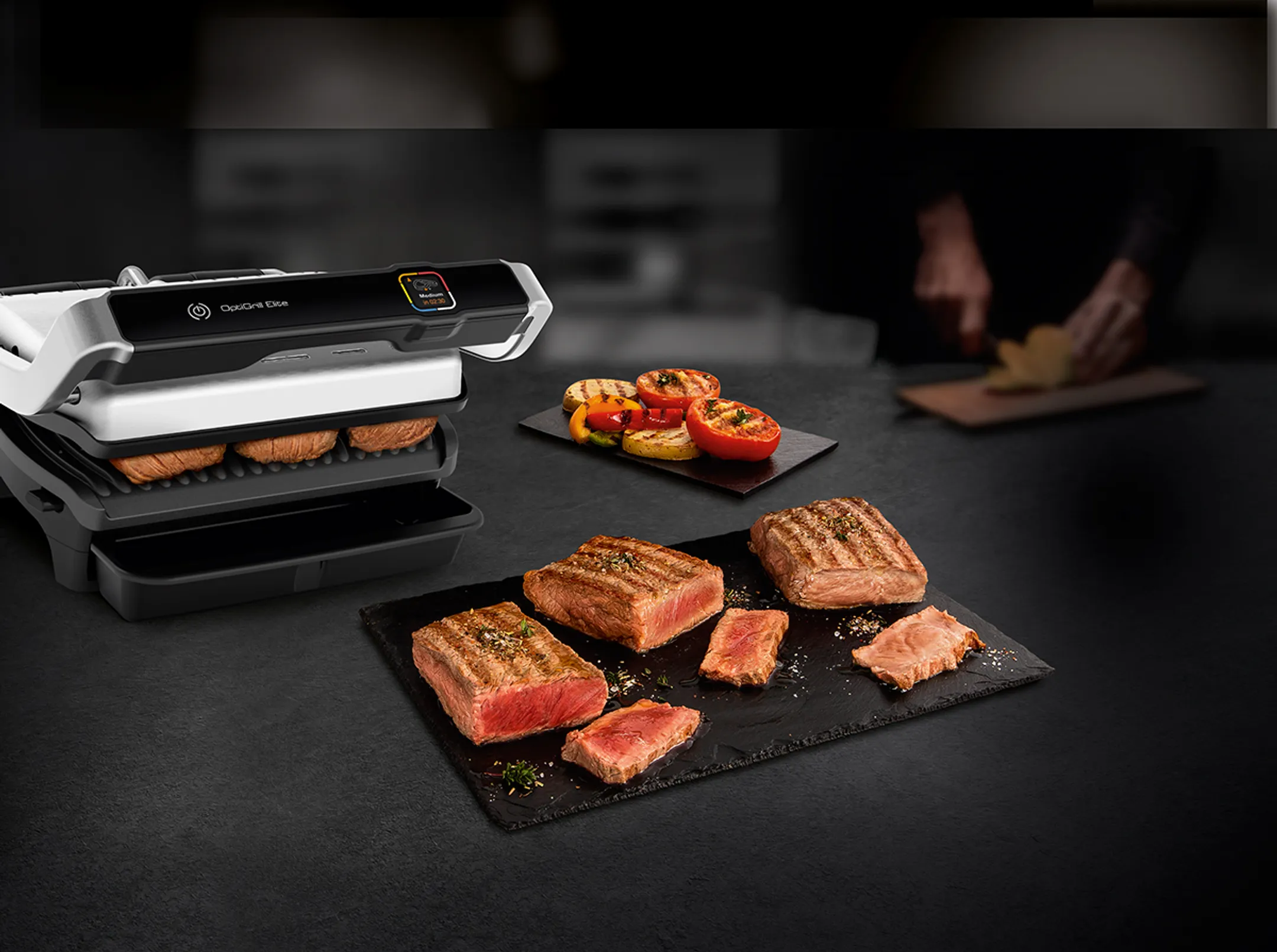 Tefal Grill OptiGrill Elite XL YY4590FB image